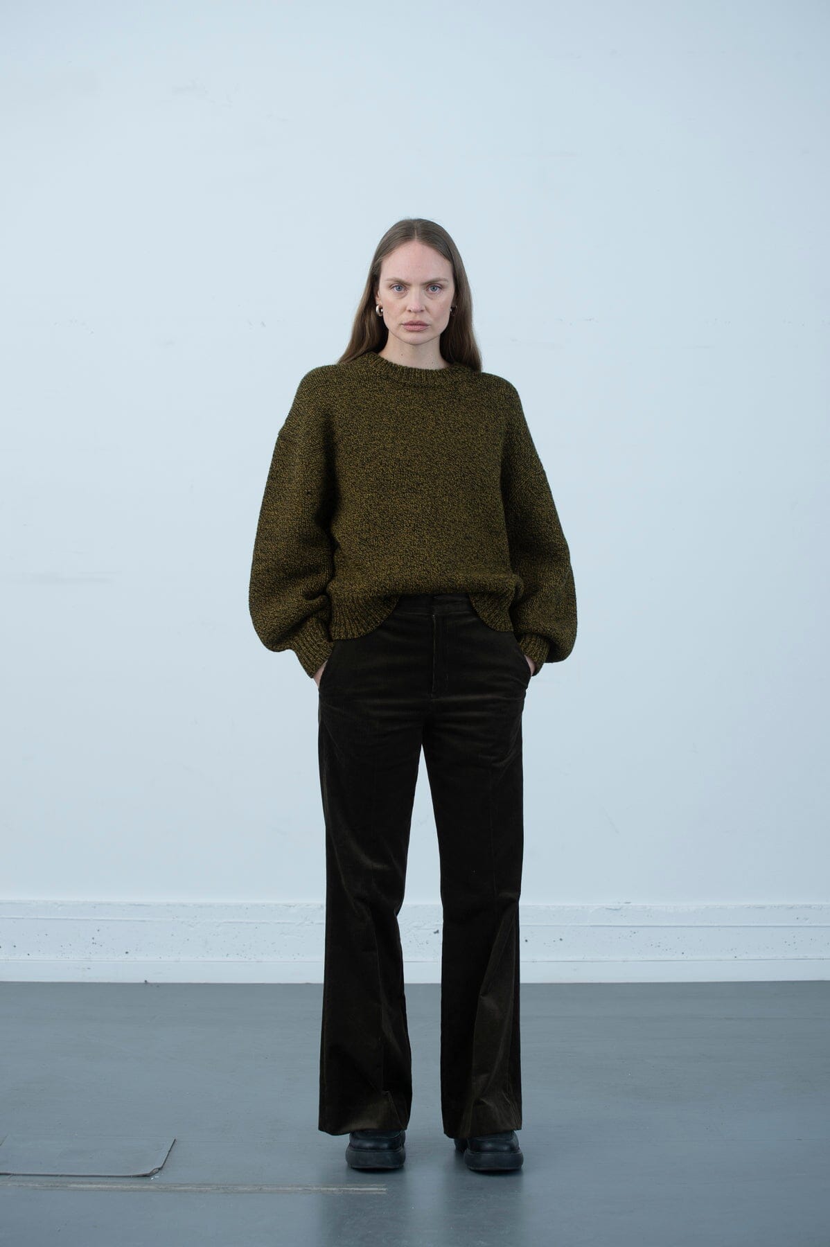 ArnieSays: Pierce Heavy Corduroy Army Green Bukse