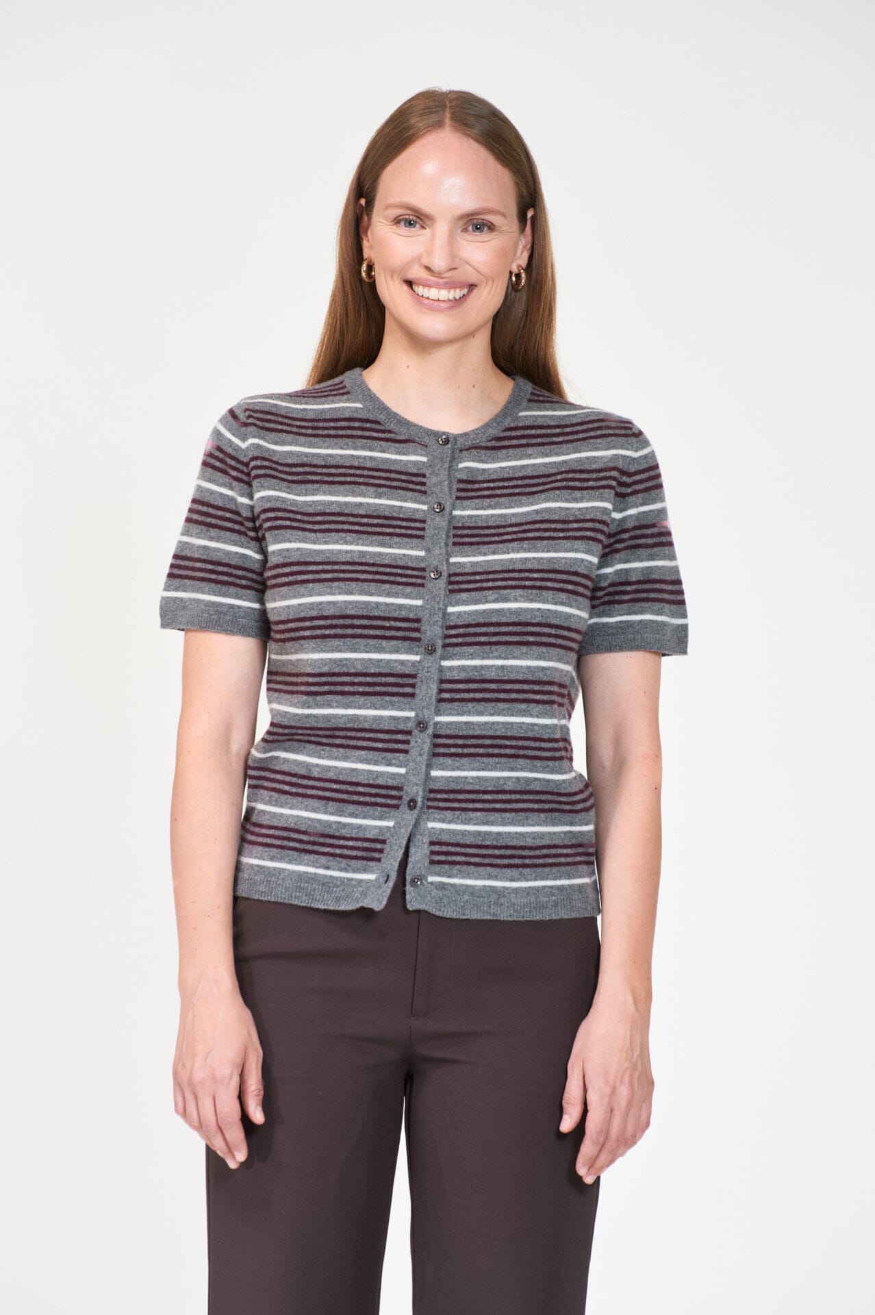 ArnieSays: CEDAR Stripe Grey Multi Genser