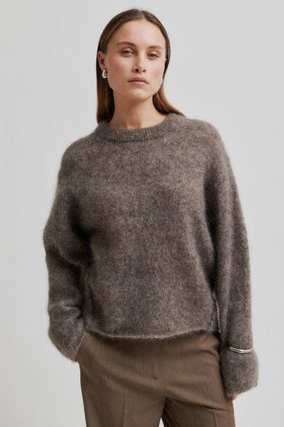 Second Female Emmalou Knit O-Neck Delicioso Genser