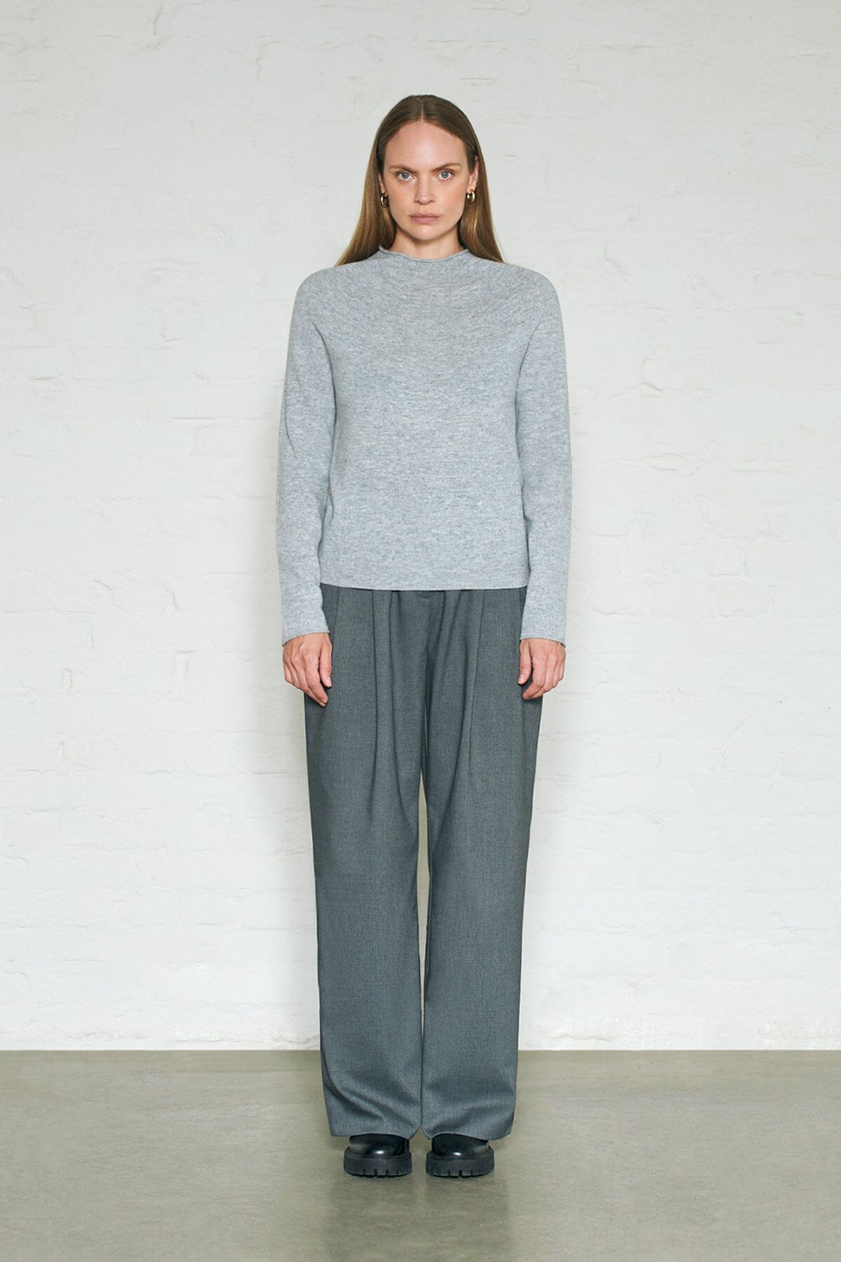 ArnieSays: Bremer Lt Grey Melange Genser