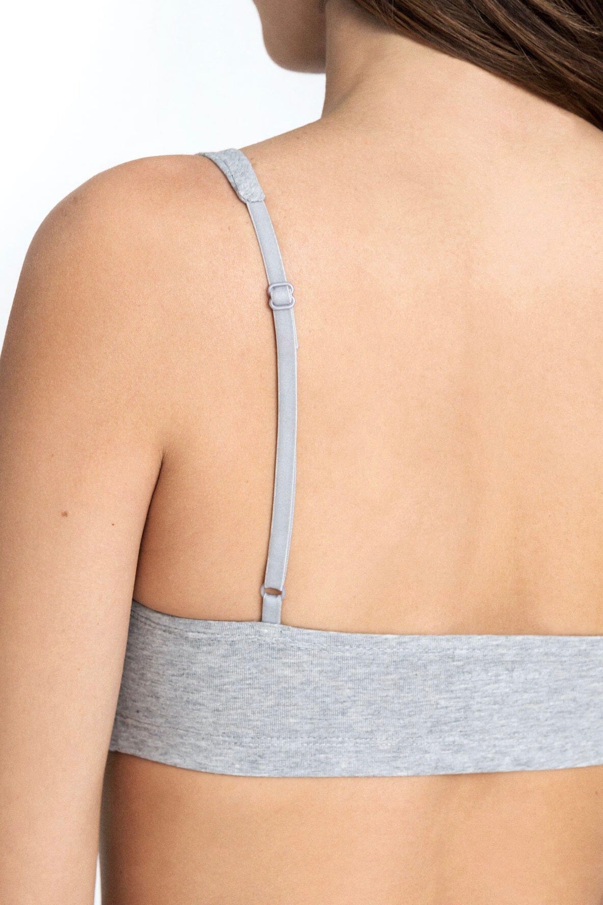 Bread and Boxers Ws Soft Bra Grey Melange Undertøy