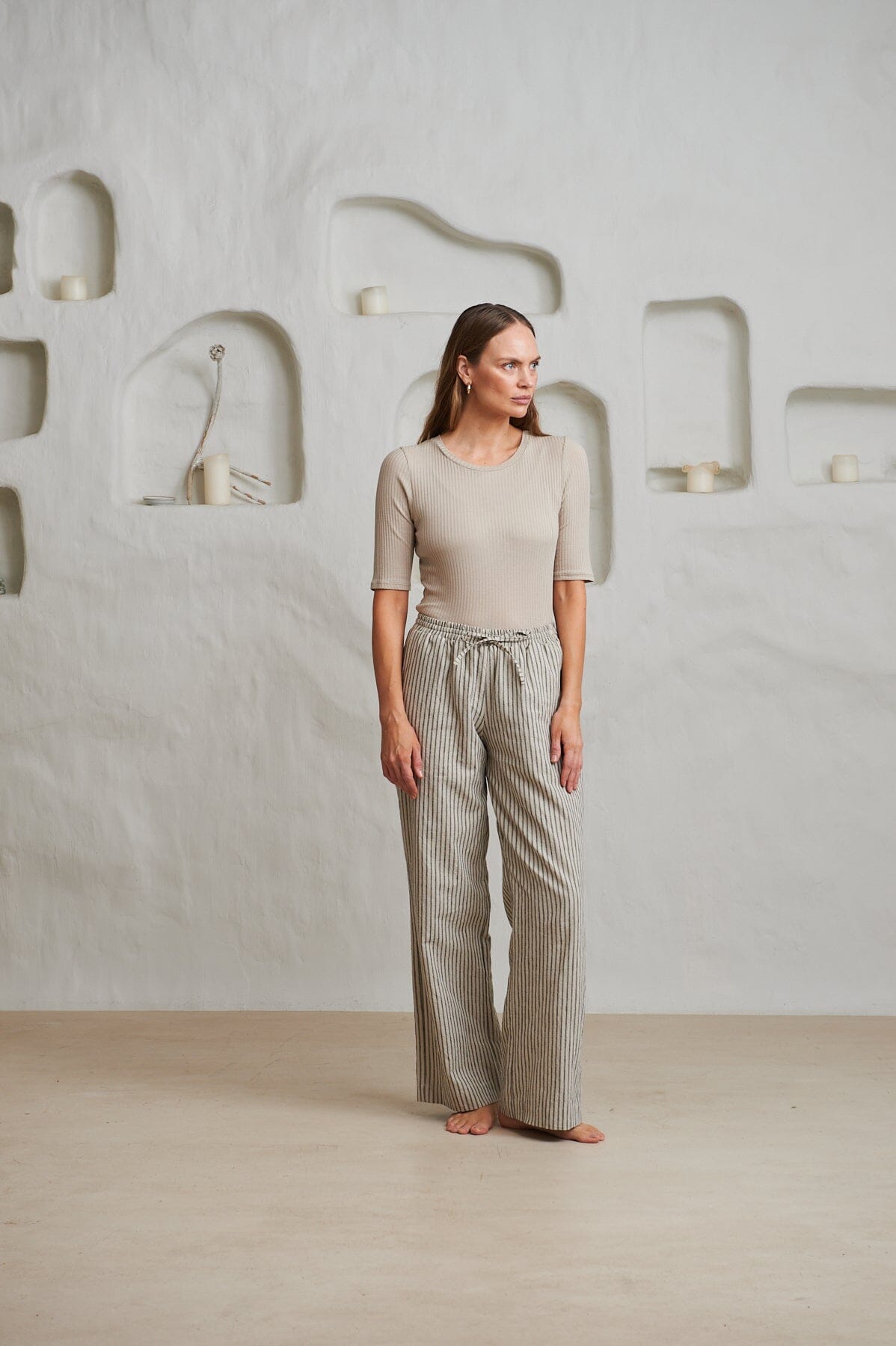 ArnieSays: Alba Lyocell Rib Beige Topp