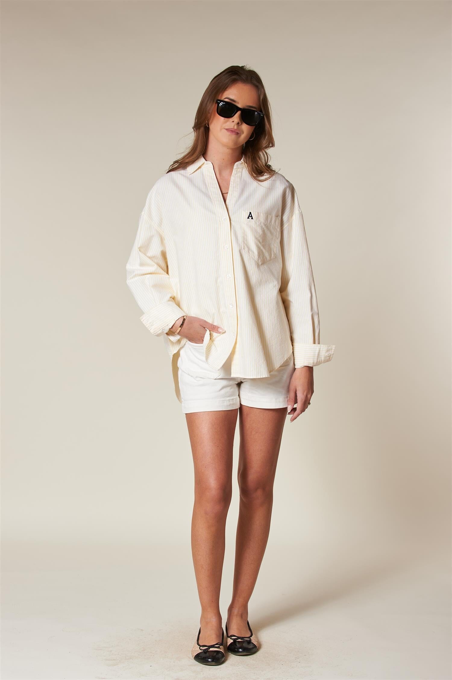 ArnieSays: VENICE Oxford Classic Stripe Yellow Stripe Skjorte