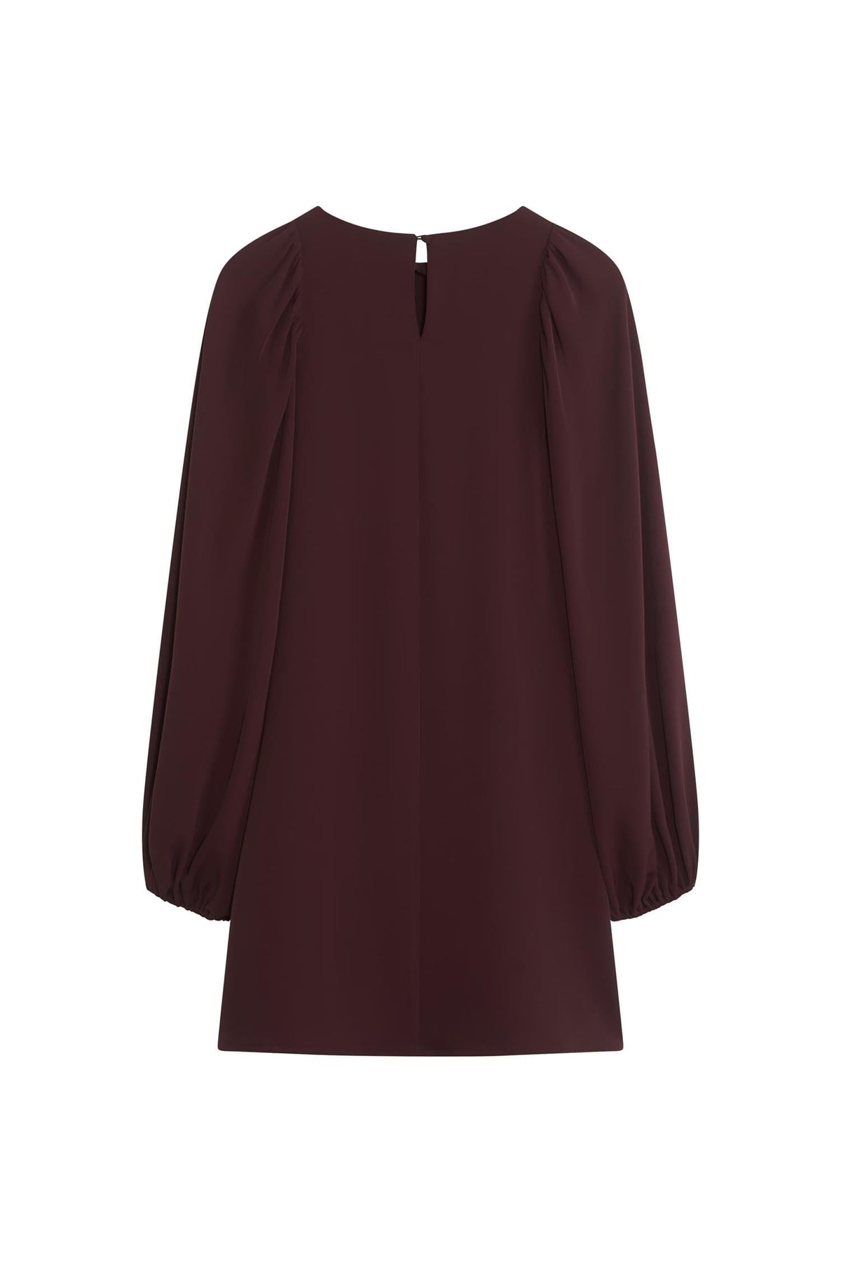 ArnieSays: VALERIA Crepe Dk Burgundy Kjole