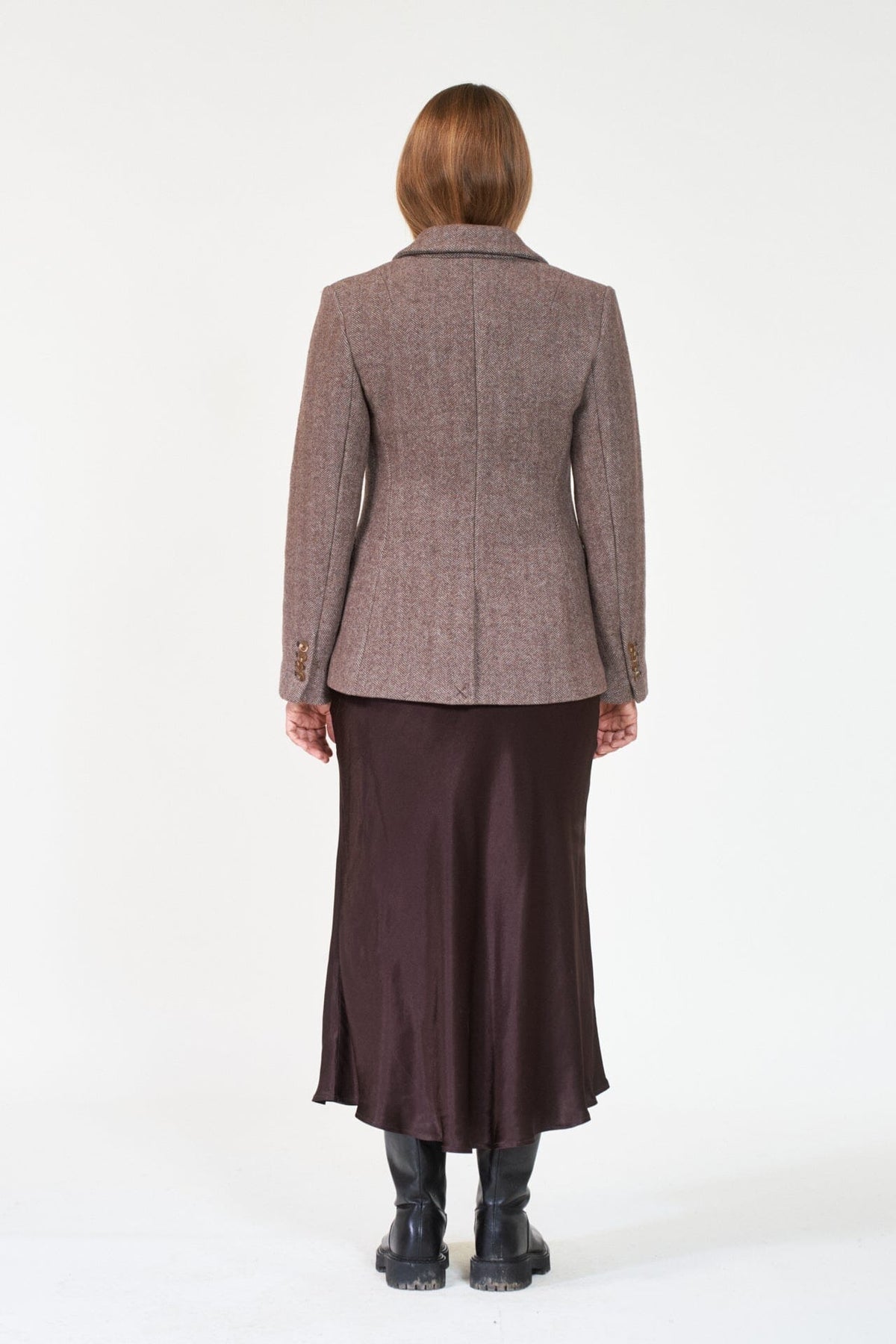 ArnieSays: LEWIS Herringbone Dk Brown Jakke