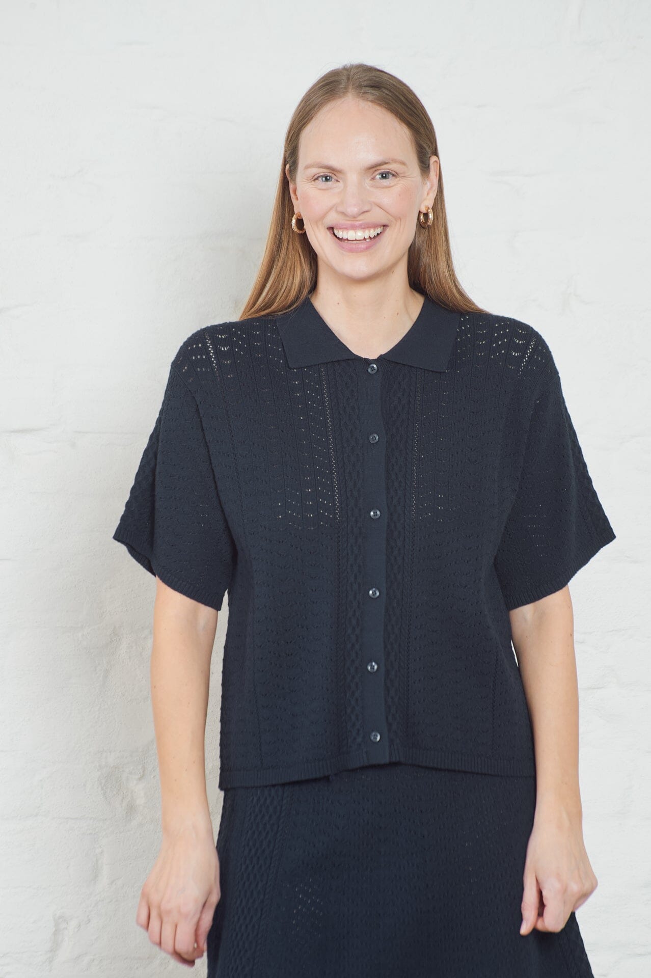 ArnieSays: Emilie Dk Navy Skjorte