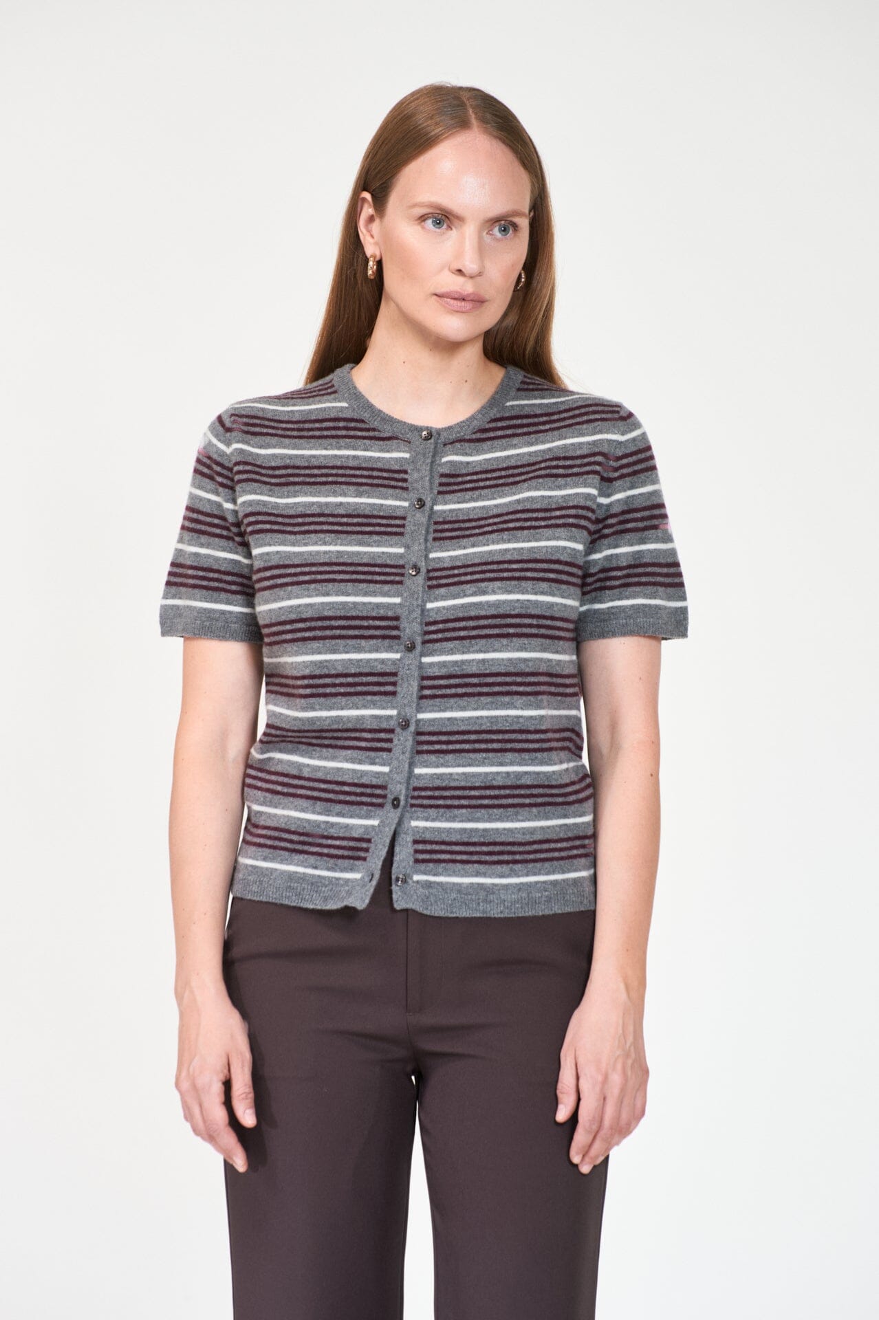 ArnieSays: CEDAR Stripe Grey Multi Genser