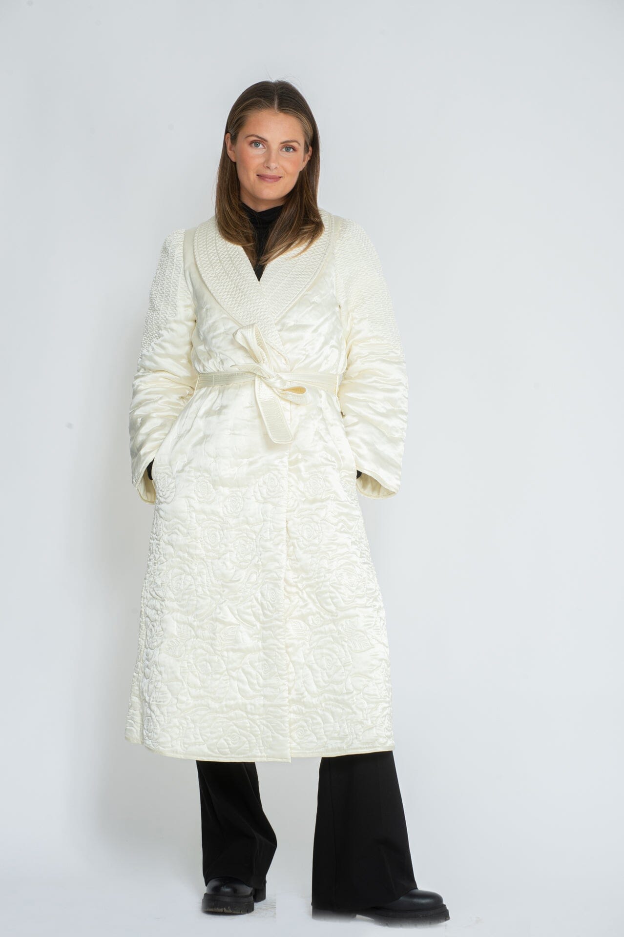 Pia Tjelta Rose Coat Cream Ytterplagg
