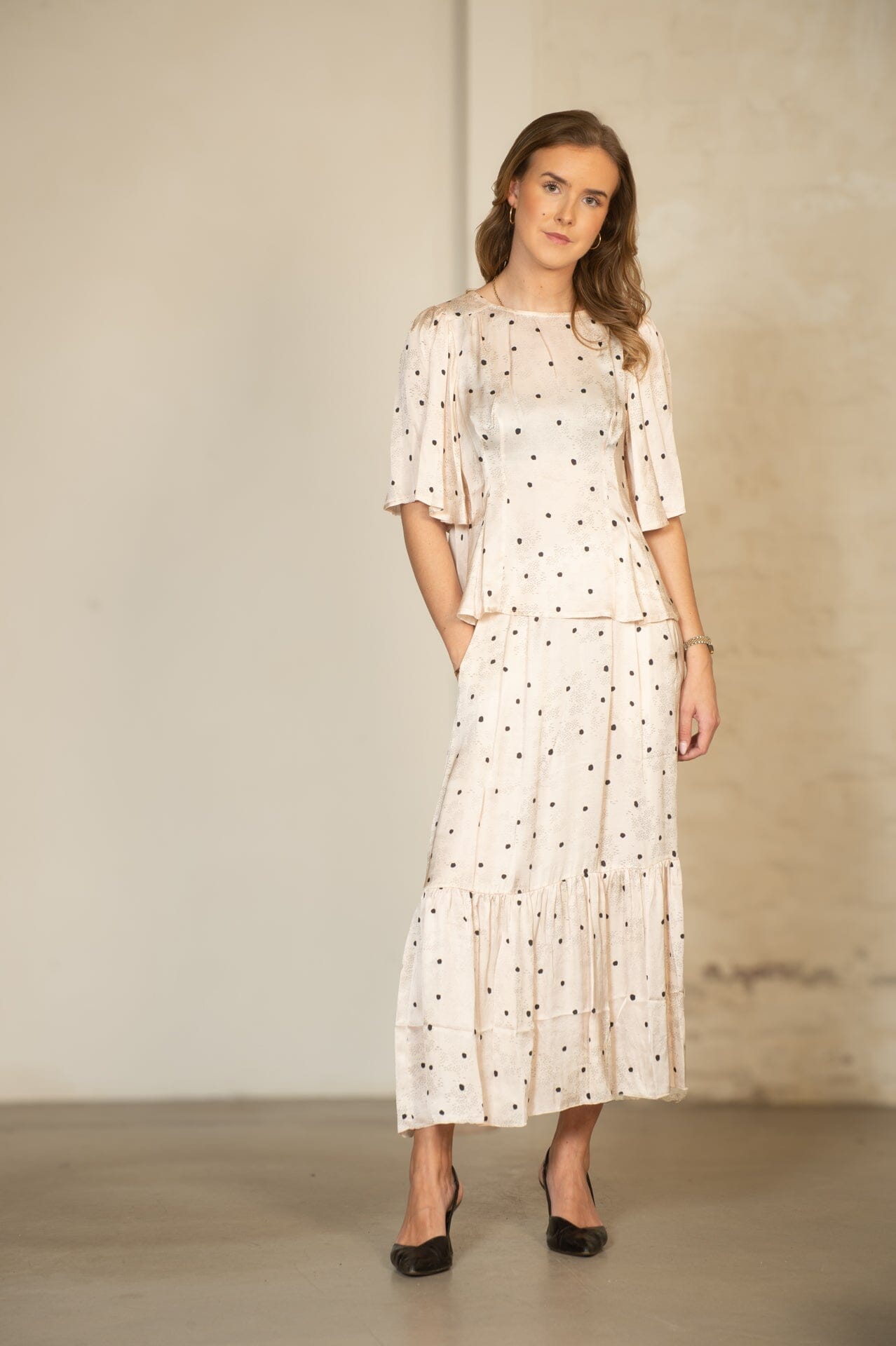 MAJA ROOS Noelle Rain Dot Bluse
