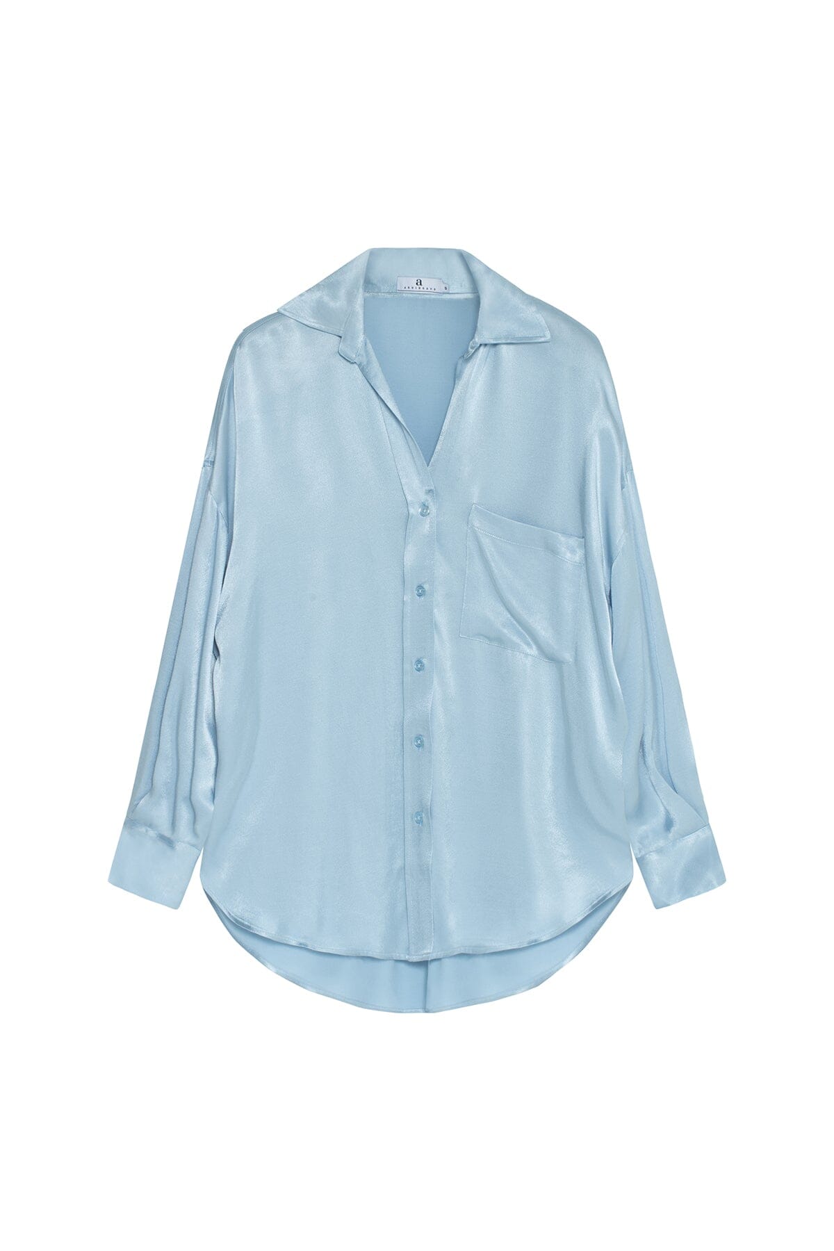 ArnieSays: Rocha Satin Pale Blue Skjorte