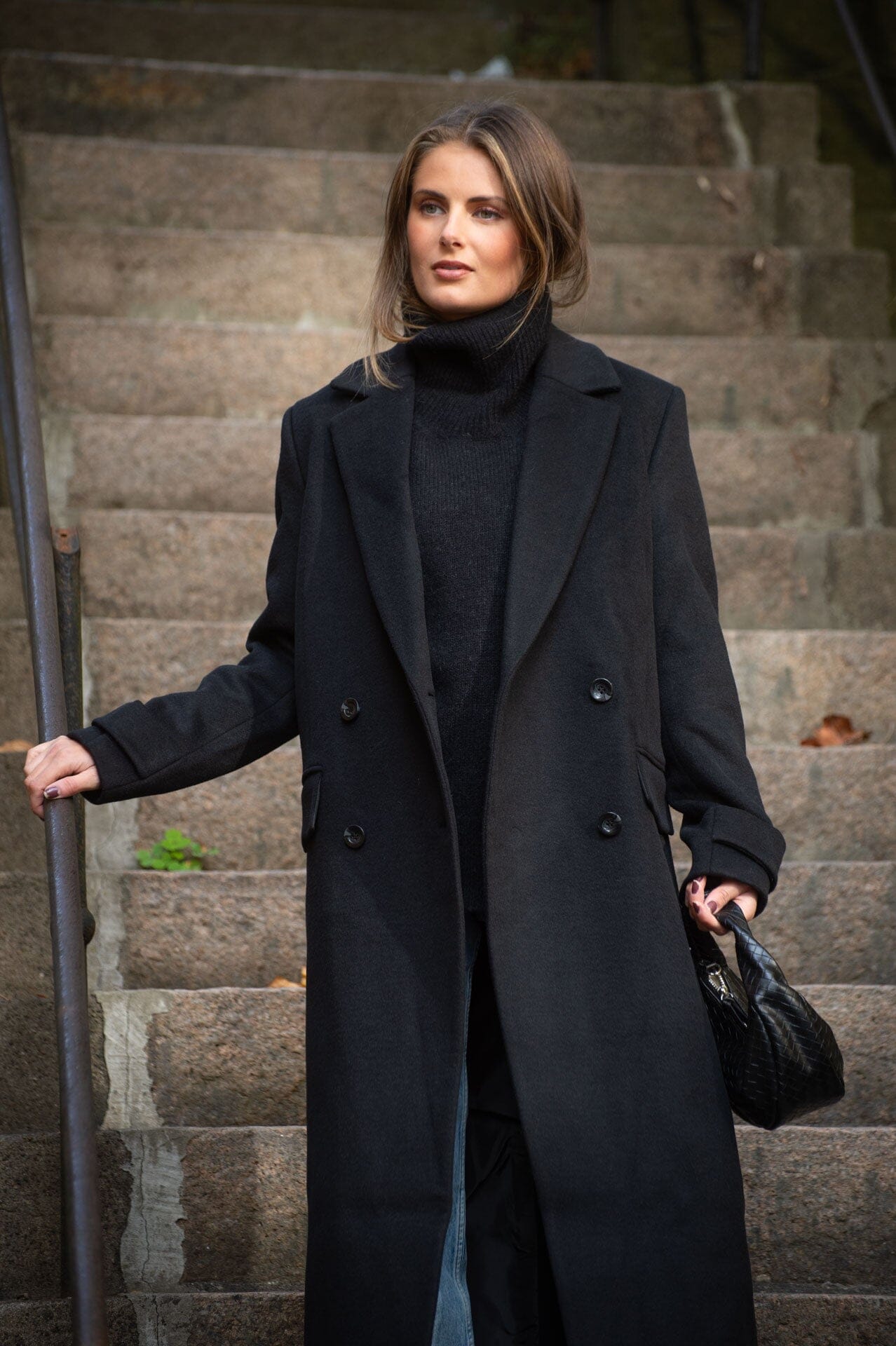Clermonte Amanda Wool Coat Black Ytterplagg