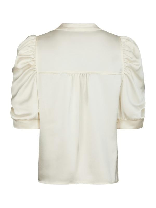 Neo Noir Roella Heavy Sateen Blouse Pearl Bluse