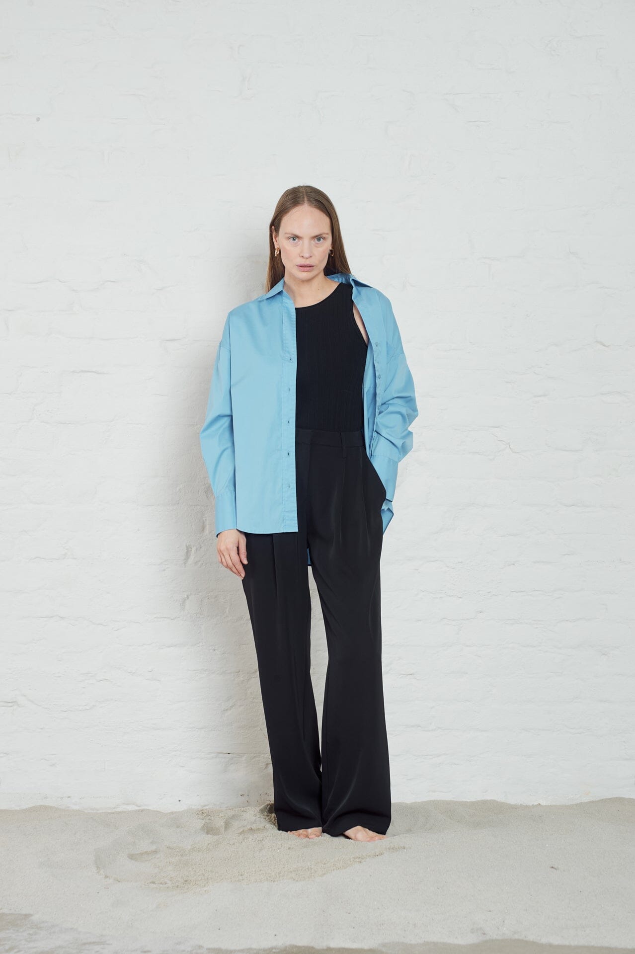 ArnieSays: Allen Poplin Ocean Blue Skjorte