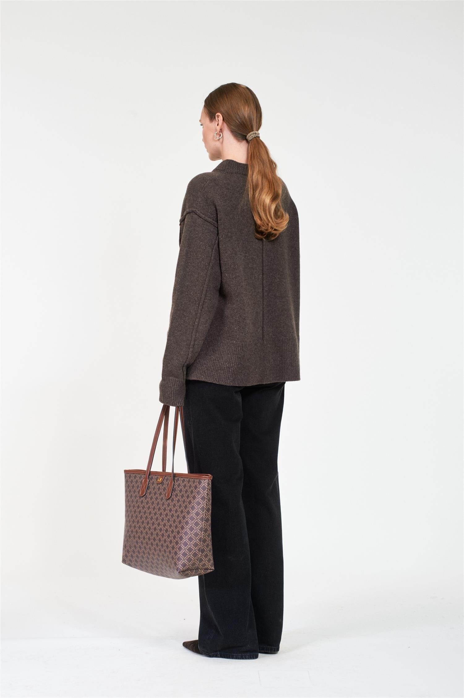 ArnieSays: Ren Dk Brown Melange Genser