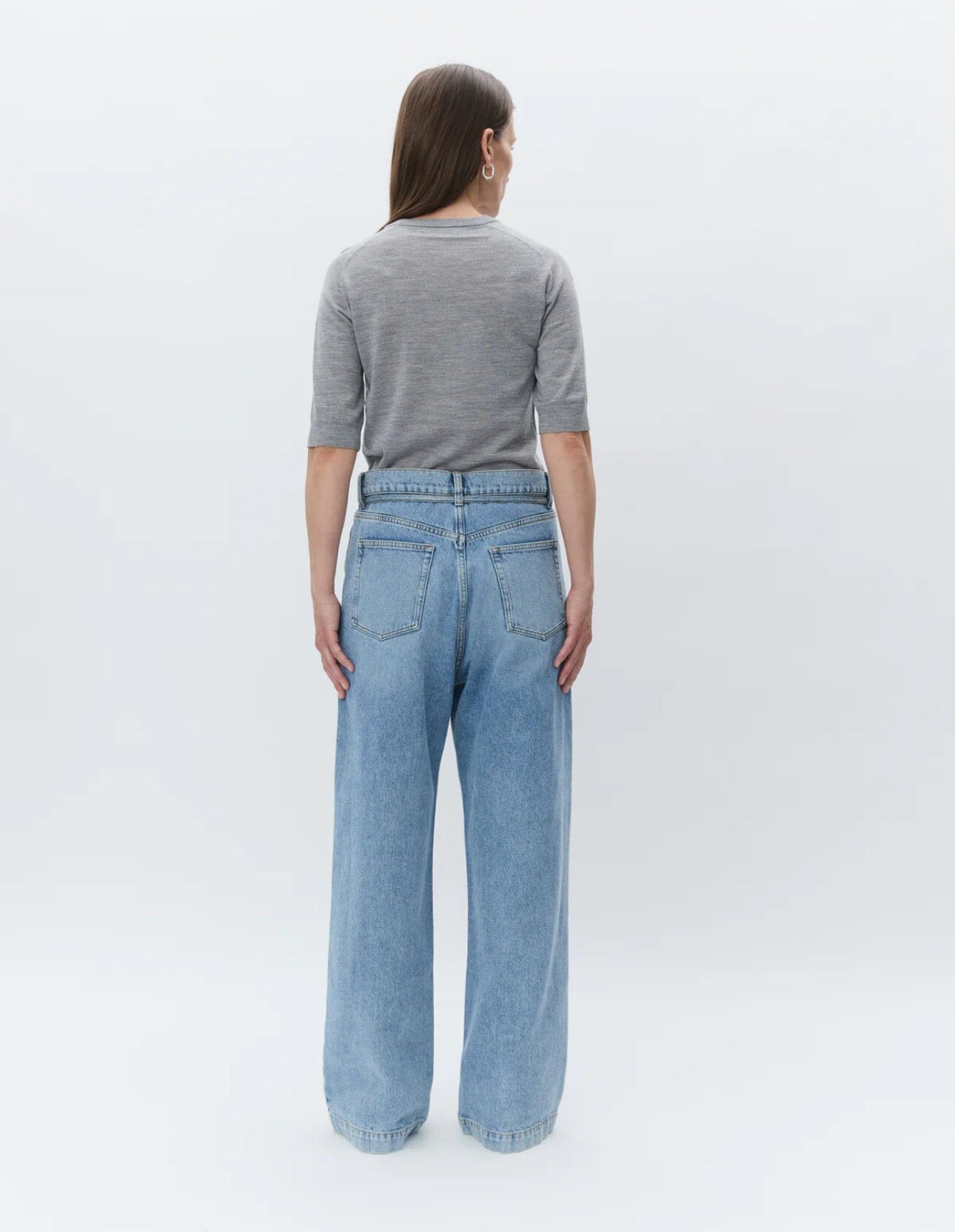 DAY Birger ét Mikkelsen Carolina - Daily Elements MEDIUM GREY MELANGE Genser