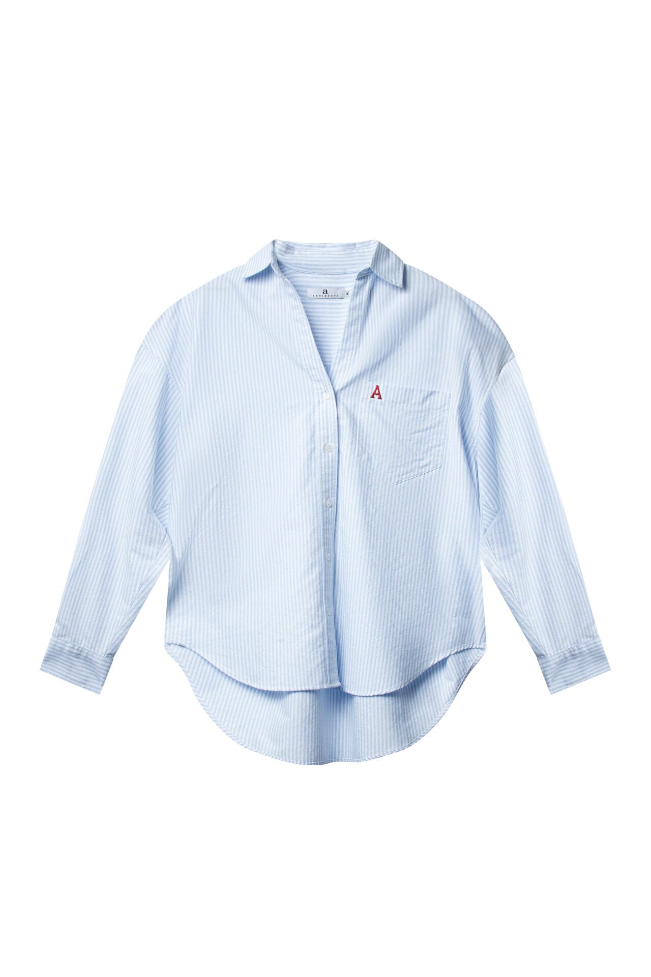 ArnieSays: VENICE Oxford Classic Stripe Lt Blue Stripe Skjorte