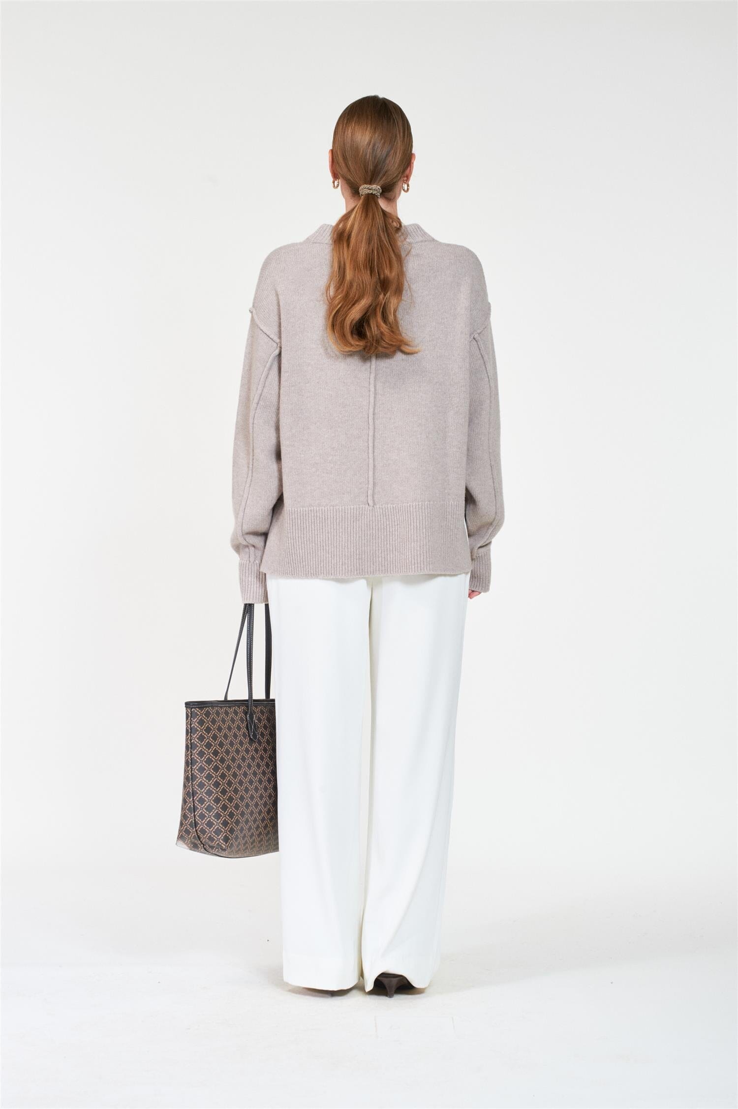 ArnieSays: Ren Lt Beige Melange Genser