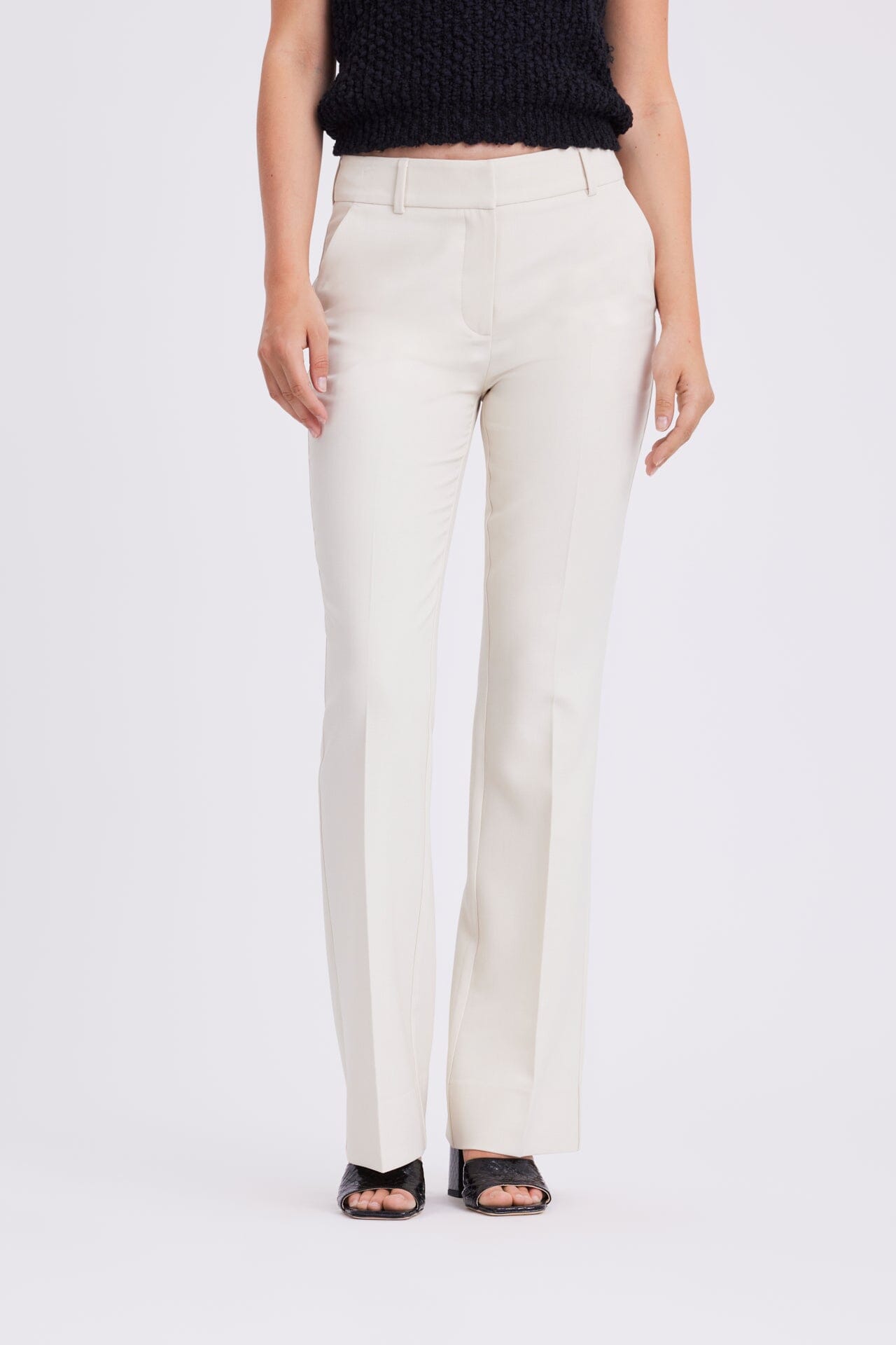 Five Units ClaraFV 085 Ivory Melange Bukse