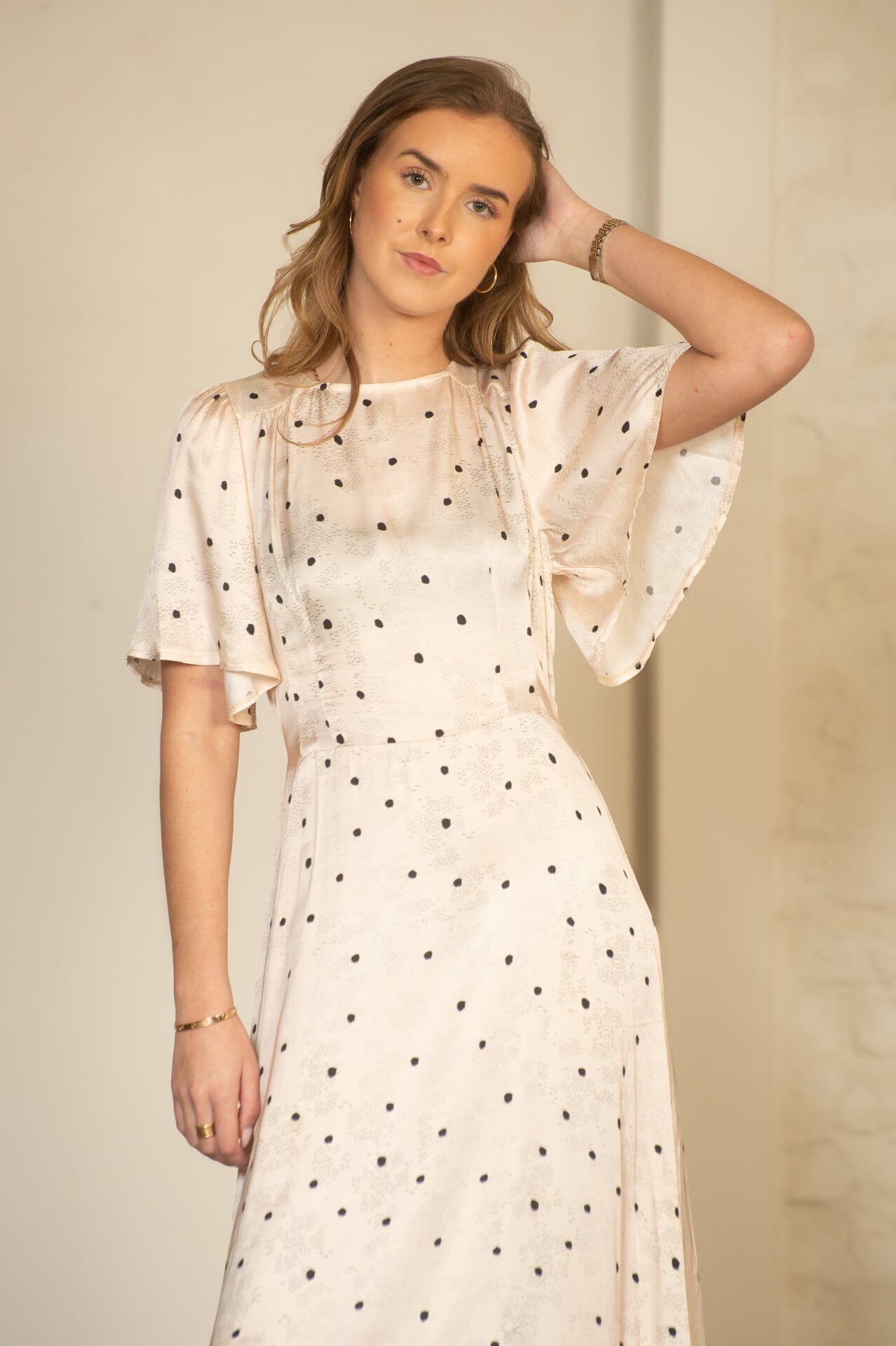 MAJA ROOS Grace Rain Dot Kjole