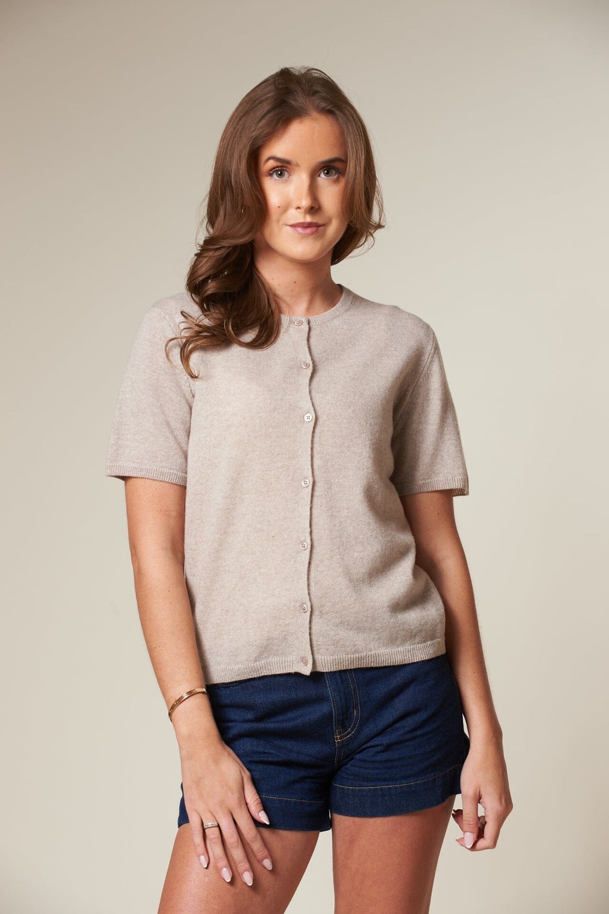 ArnieSays: CEDAR Lt Beige Melange Genser
