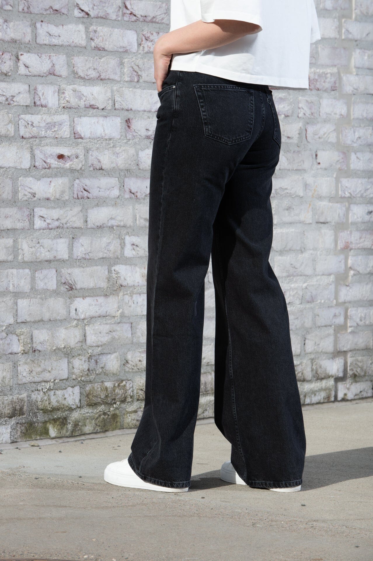 Anine Bing Hugh Jean Vintage Black Bukse
