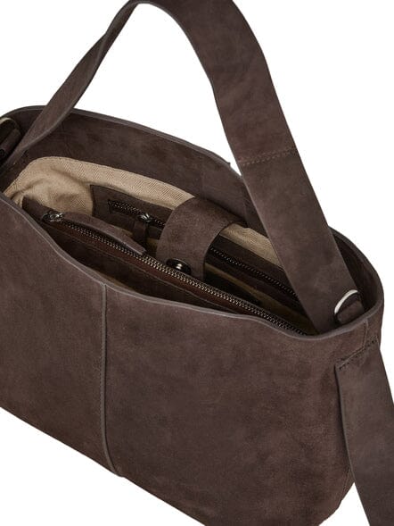 Beck Söndergaard Suede Fraya Small Bag Hot Fudge Brown Tilbehør