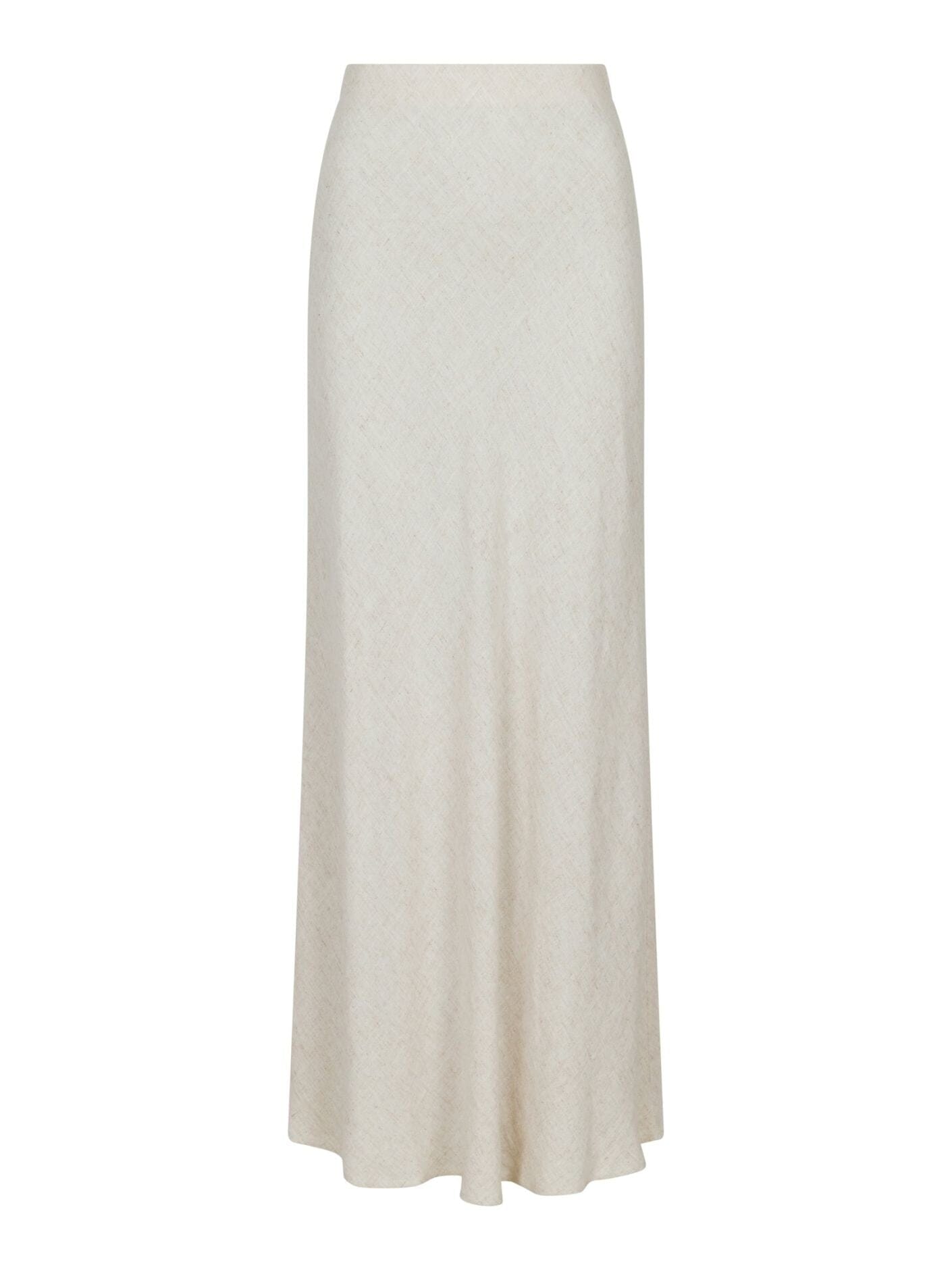 Neo Noir Viso Linen Skirt Natural Skjørt