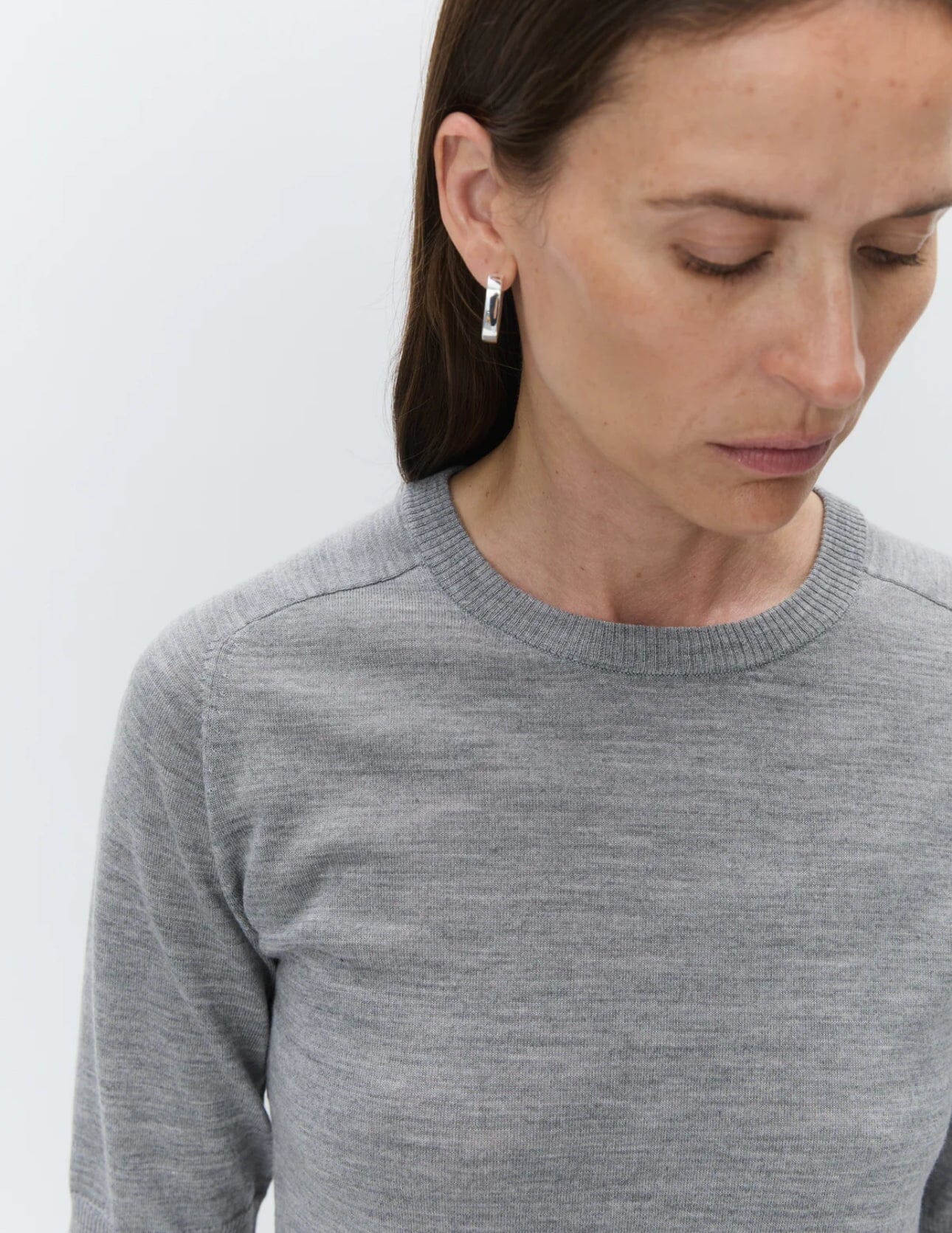 DAY Birger ét Mikkelsen Carolina - Daily Elements MEDIUM GREY MELANGE Genser