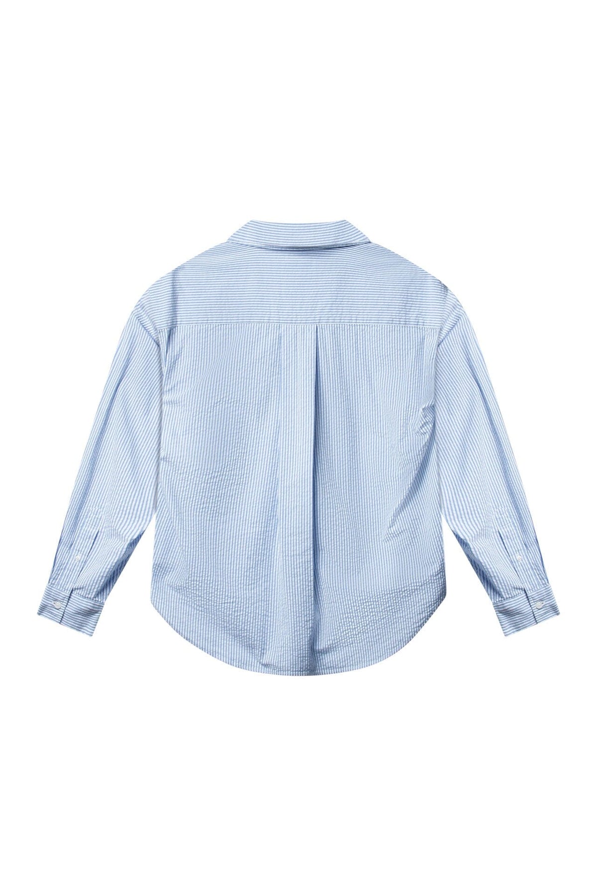 ArnieSays: VENICE Seersucker Classic Stripe Blue Stripe Skjorte
