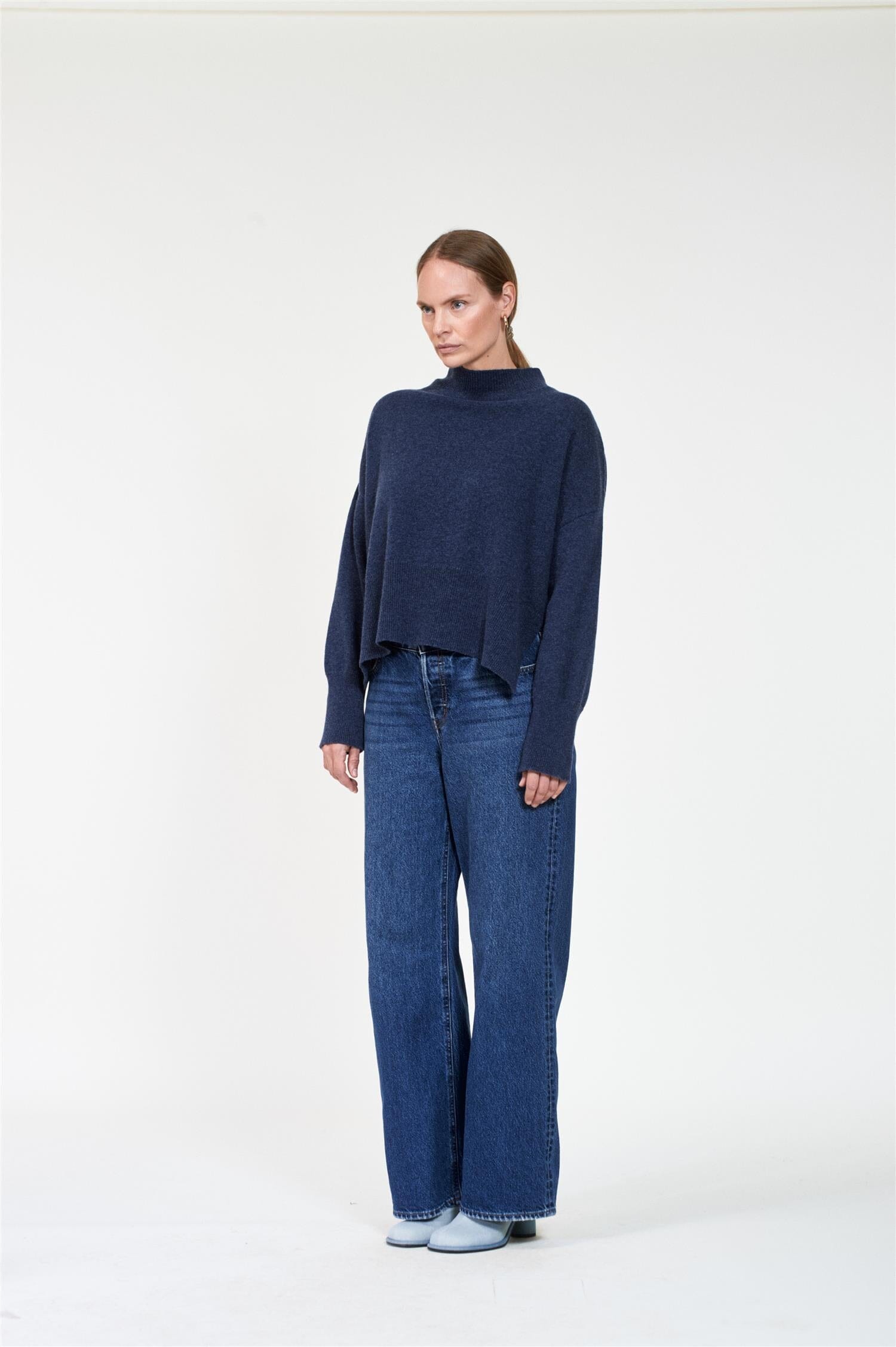 ArnieSays: Mandy Denim Melange Genser