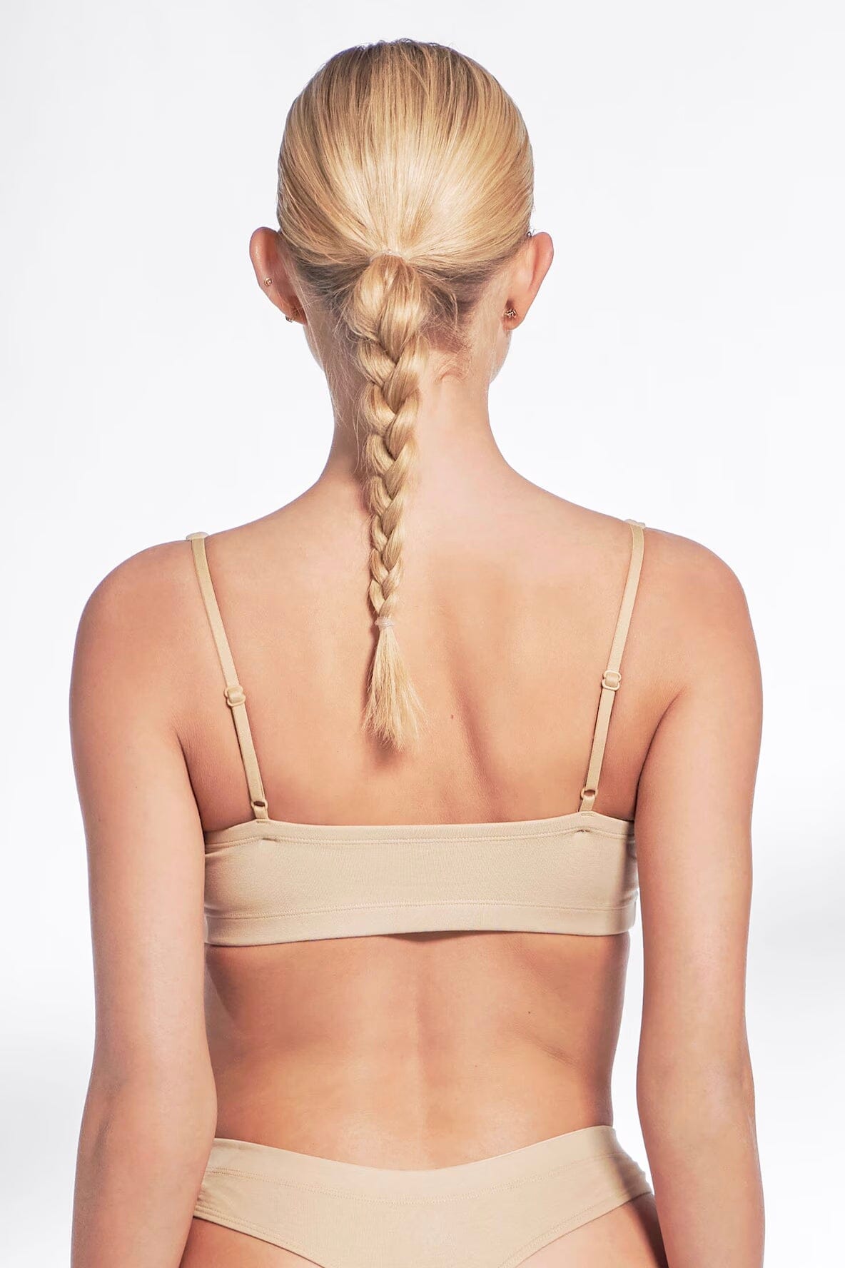 Bread and Boxers Triangle Bra Beige Undertøy