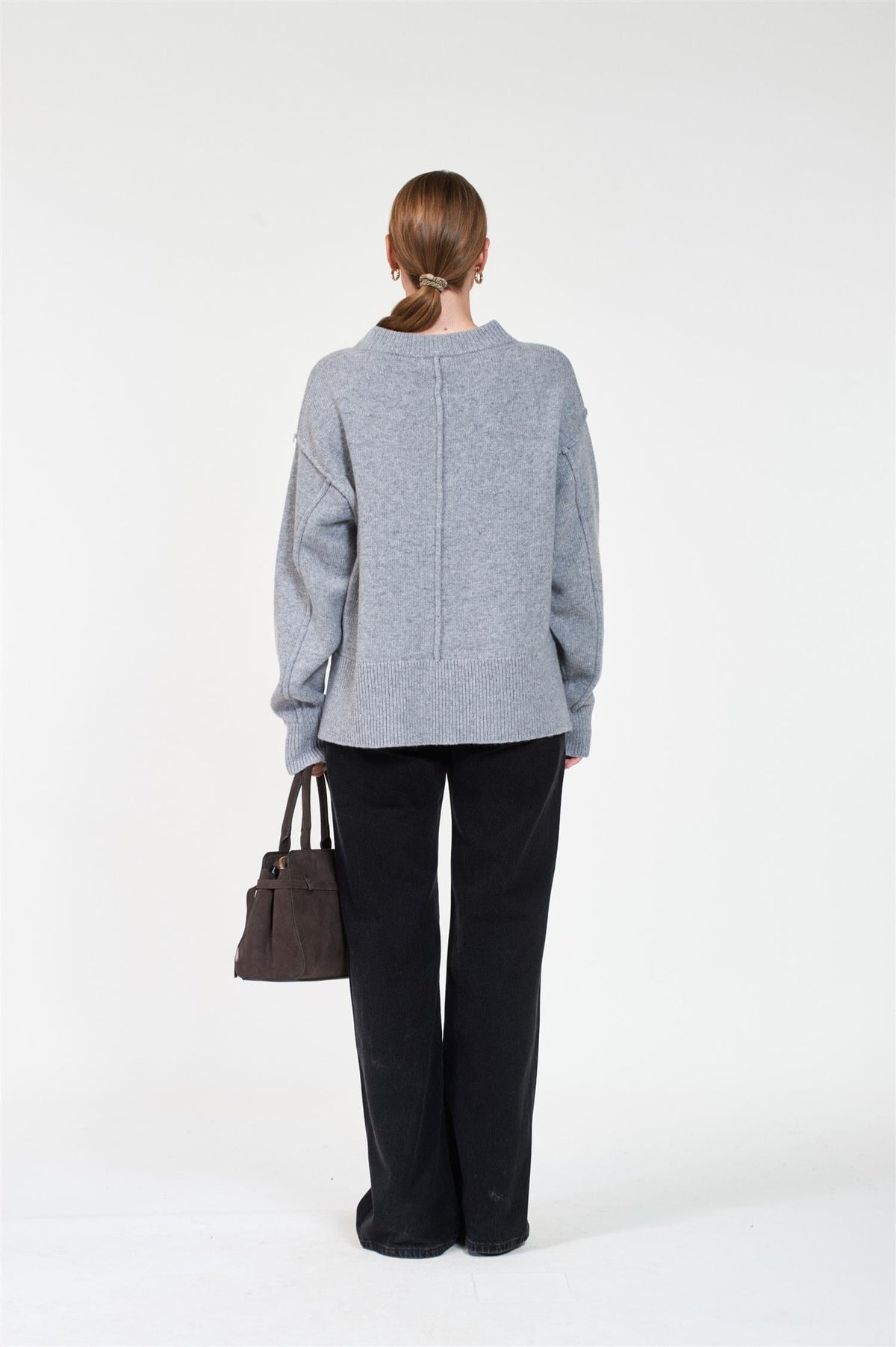ArnieSays: Ren Lt Grey Melange Genser