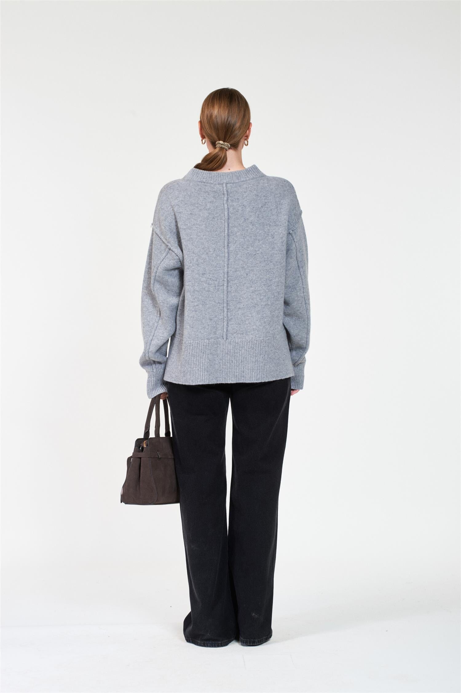 ArnieSays: Ren Lt Grey Melange Genser