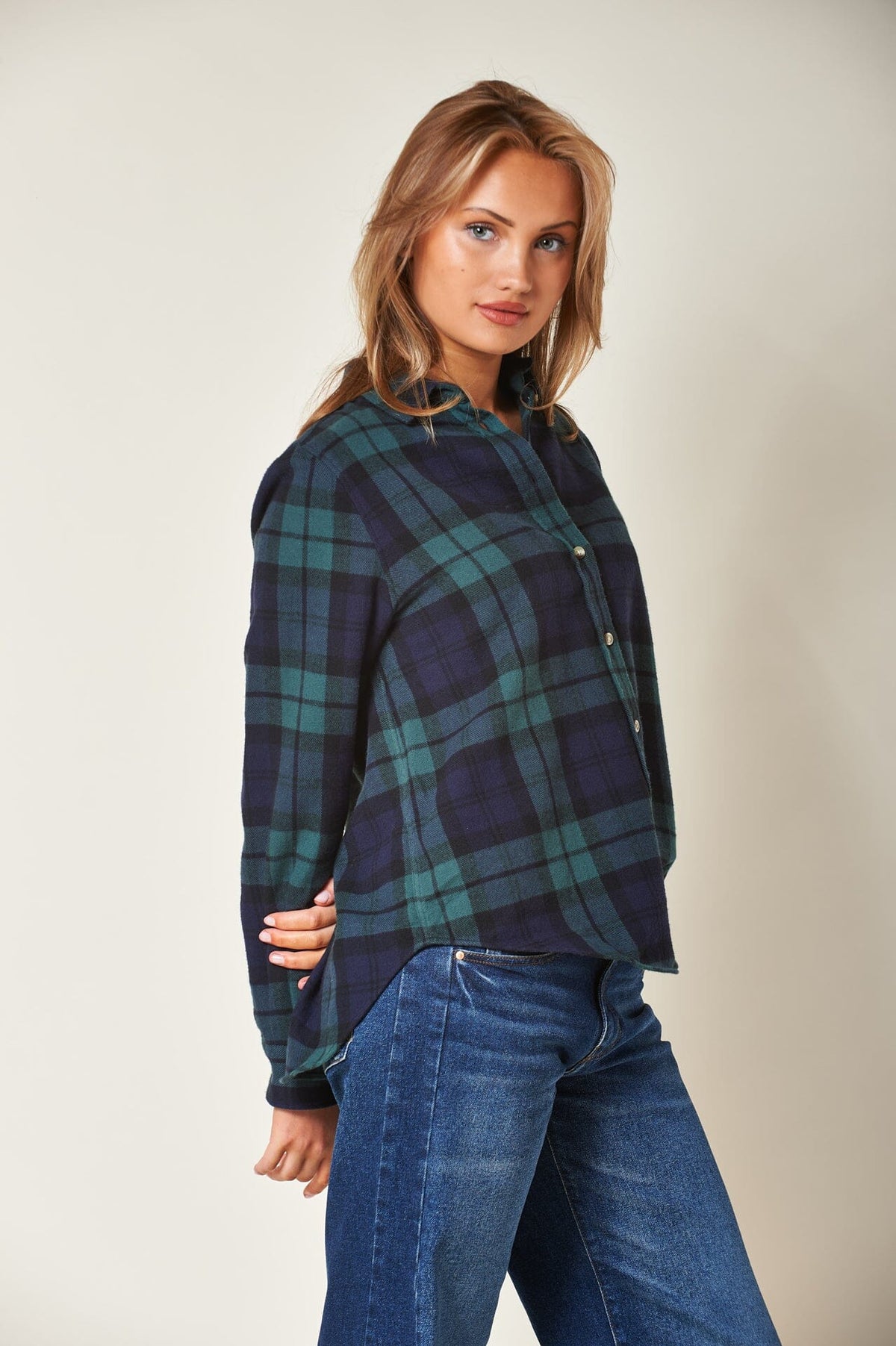 ArnieSays: Arc Classic Tartan Navy/Green Combo Skjorte