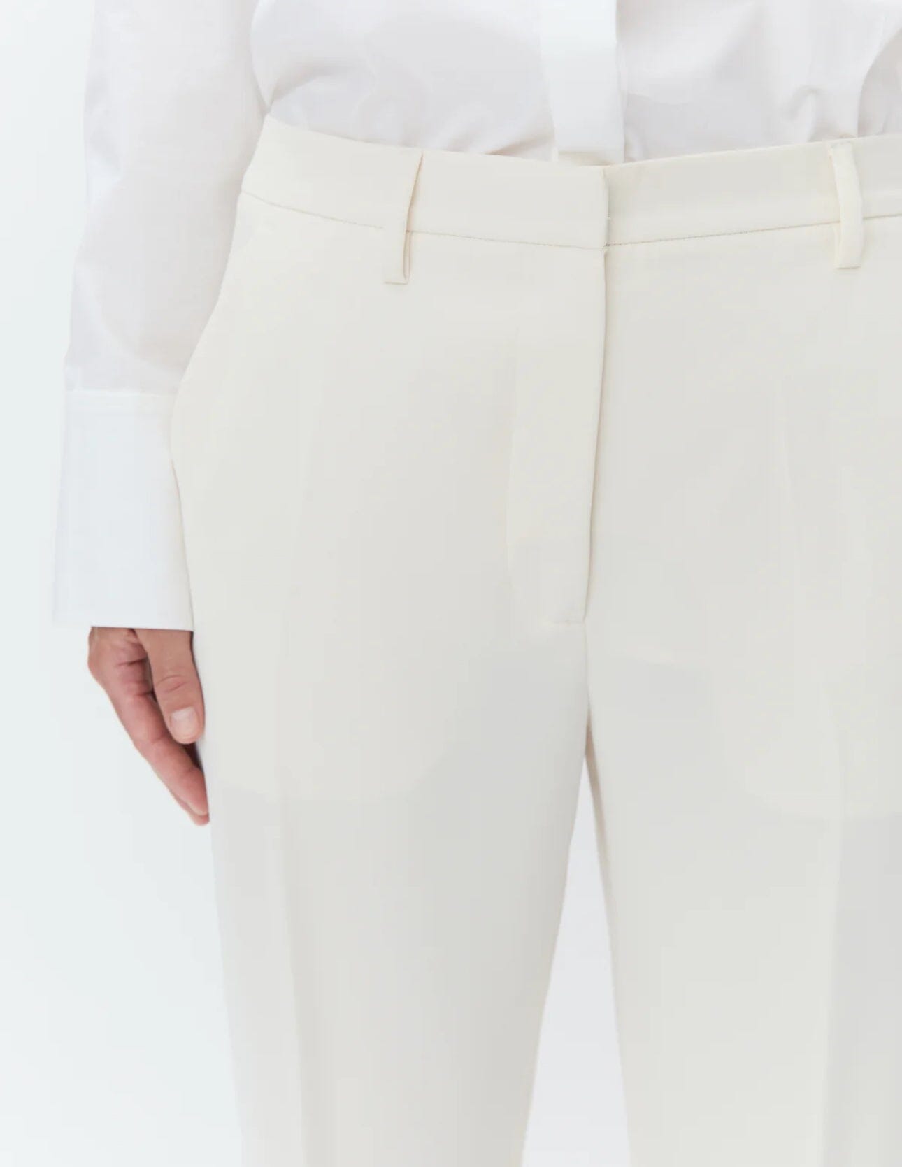 DAY Birger ét Mikkelsen Classic Lady - Classic Gabardine Ivory Shade Bukse