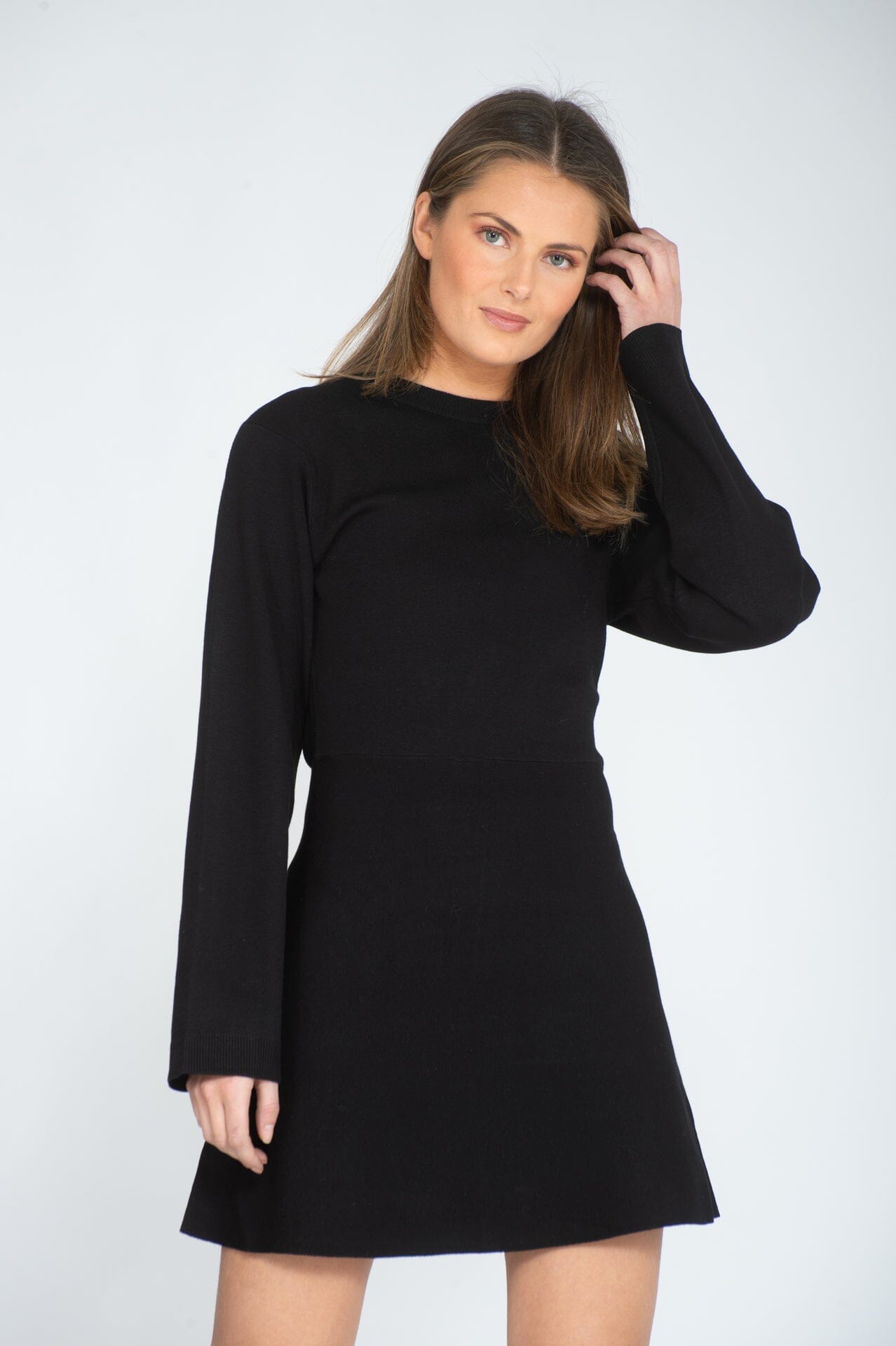 Second Female Stinna Knit Dress Black Kjole