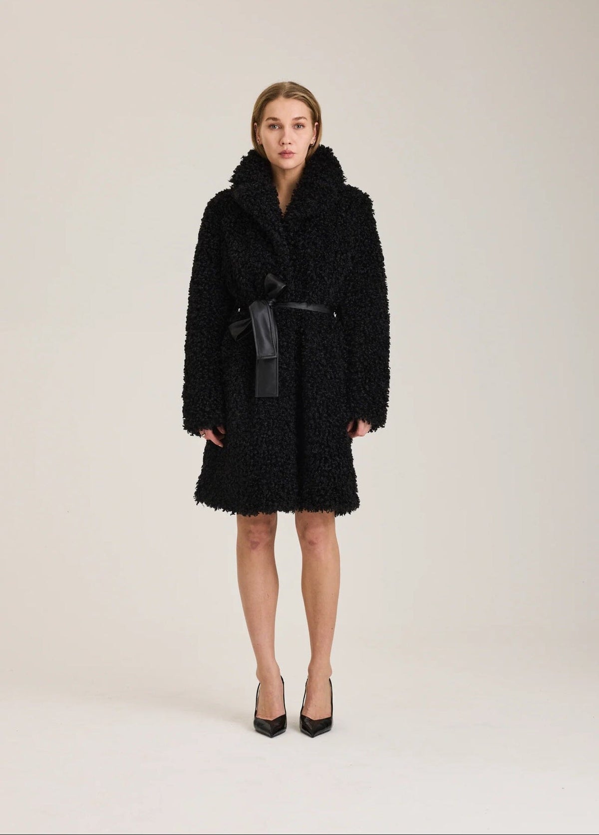 RAVN RAVN BiancaRV Faux Fur Jacket Black Jakke