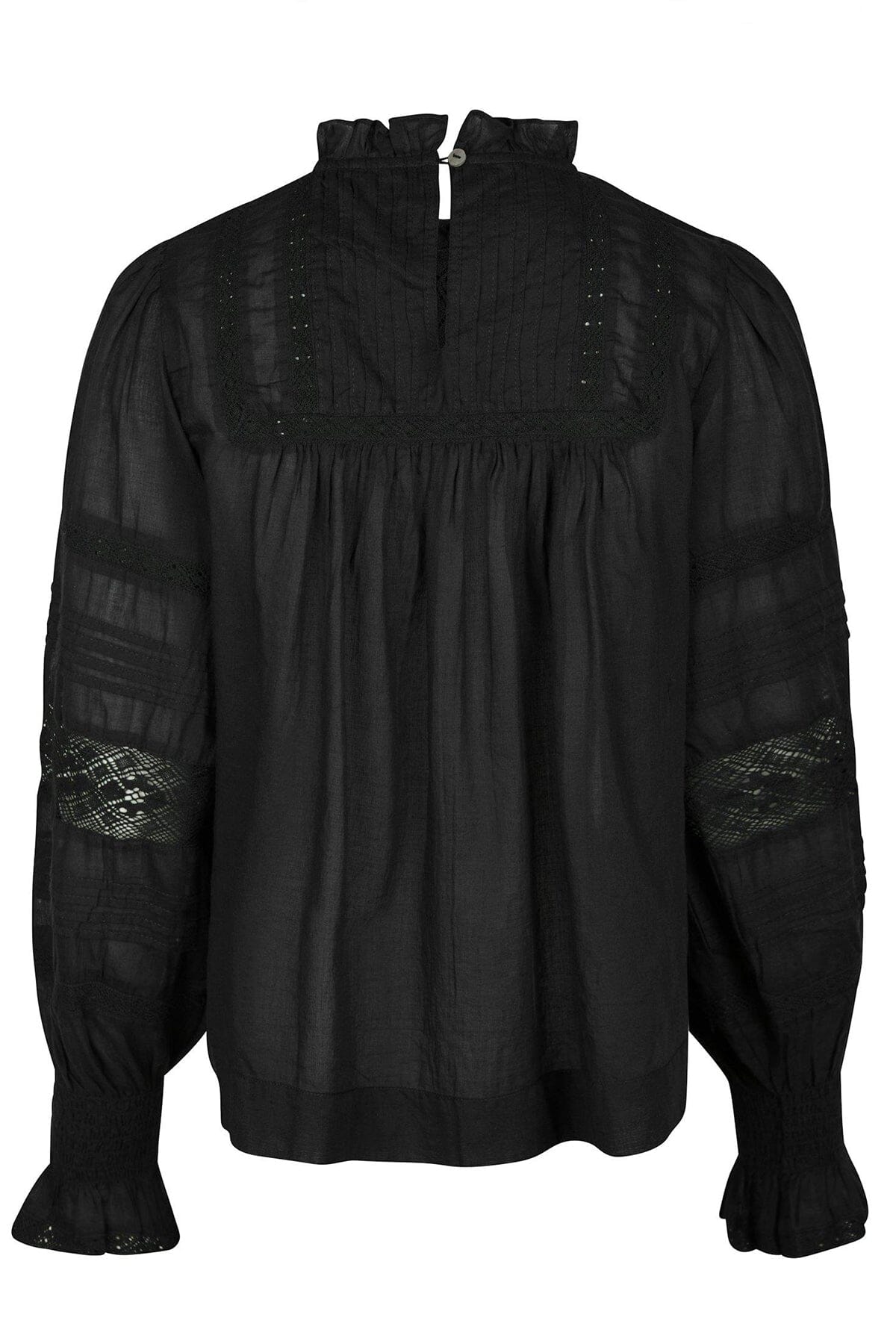 Neo Noir Ebba S Voile Blouse Black Bluse