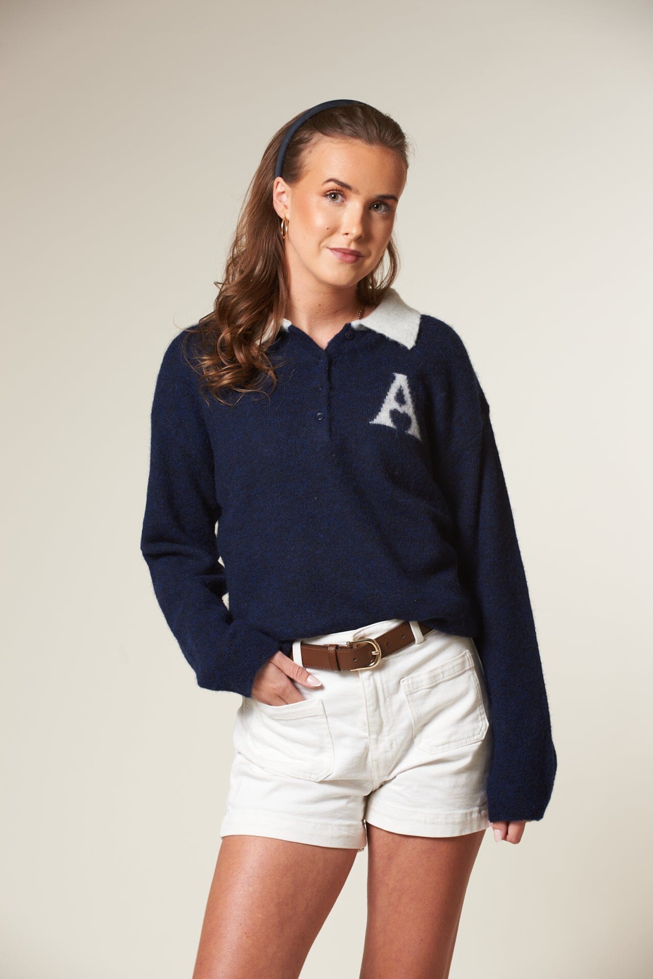 ArnieSays: DEVON Heart Dk Navy Genser