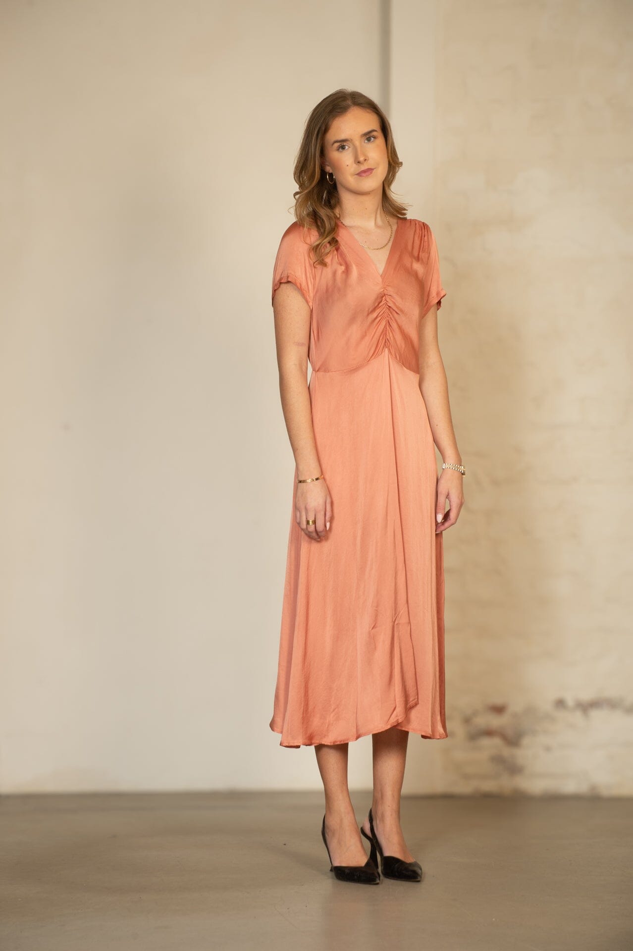 MAJA ROOS Indigo Dark Clay Bluse