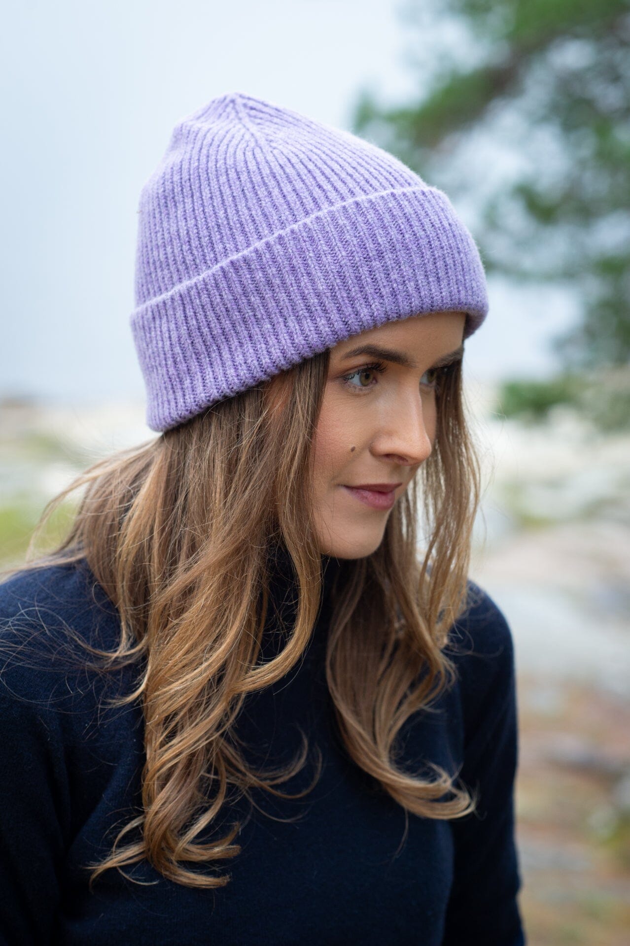 Mathiàs Clyde Lambswool Dahlia Hodeplagg