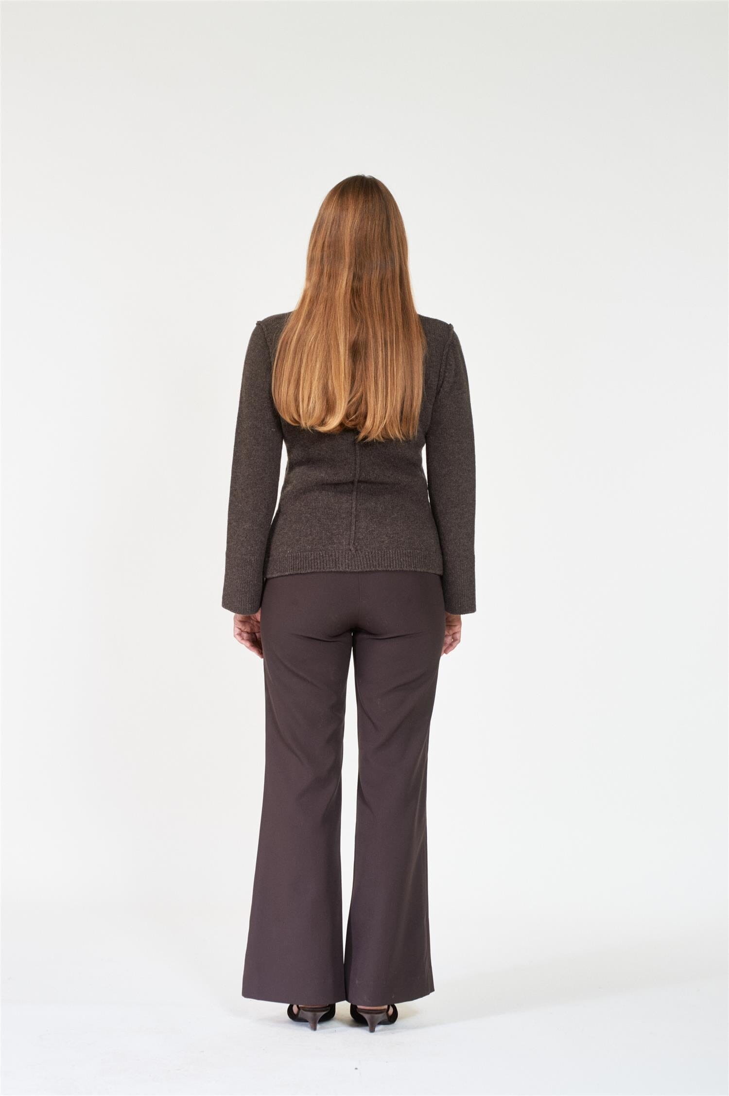 ArnieSays: Tate Dk Brown Melange Genser
