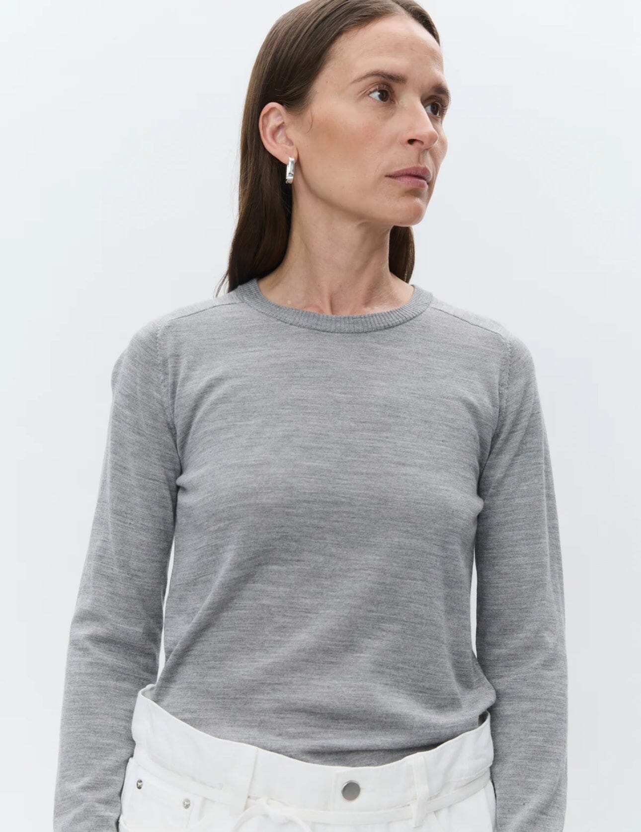 DAY Birger ét Mikkelsen Annabelle - Daily Elements MEDIUM GREY MELANGE Genser