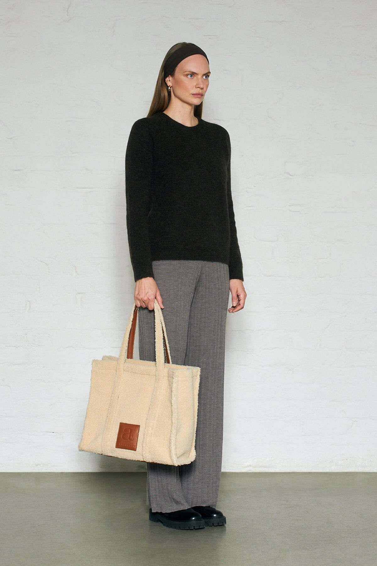 ArnieSays: Teddy Bag L Ecru Tilbehør