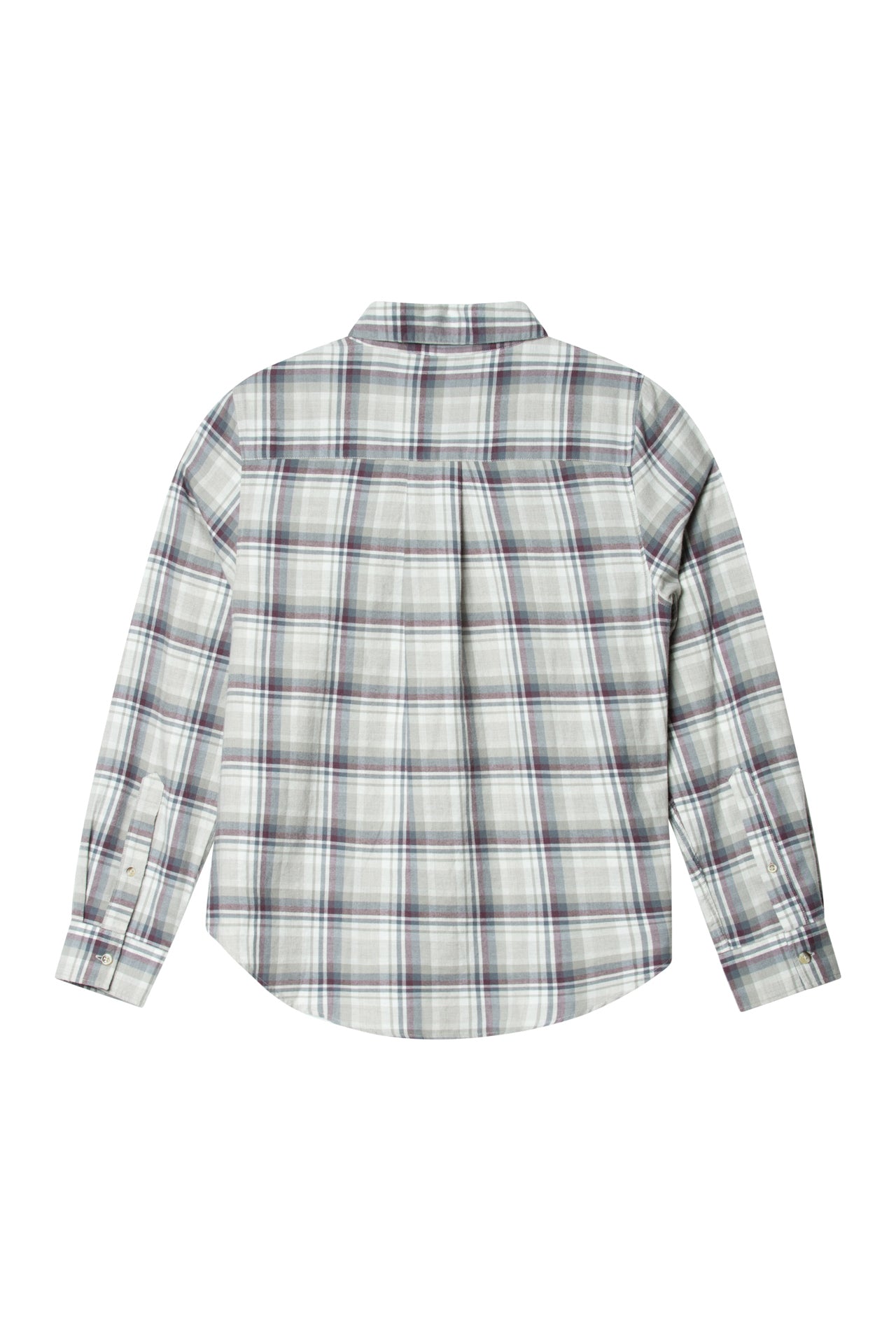 Arc Tartan Check Grey/Burgundy Combo