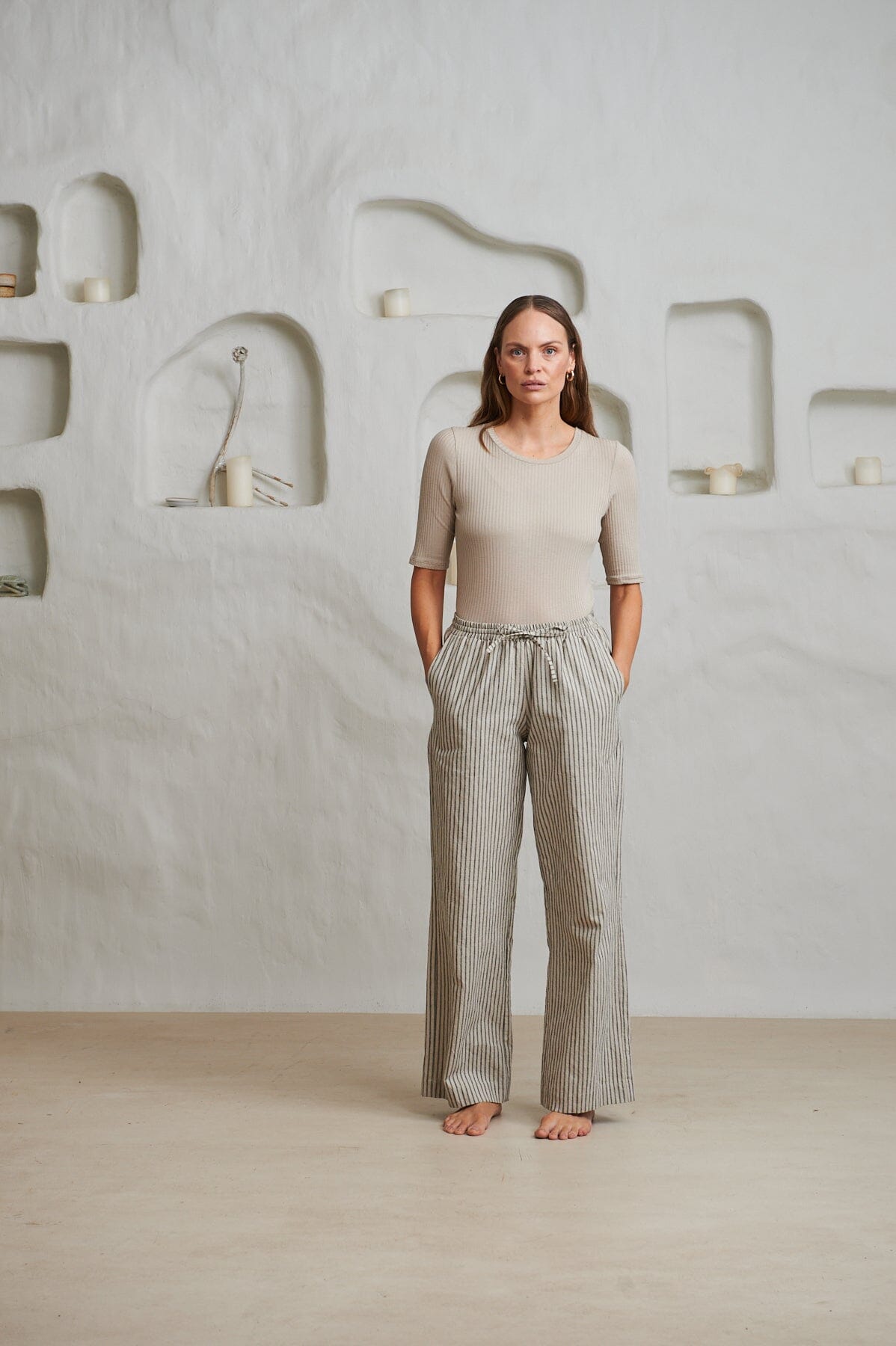 ArnieSays: Alba Lyocell Rib Beige Topp