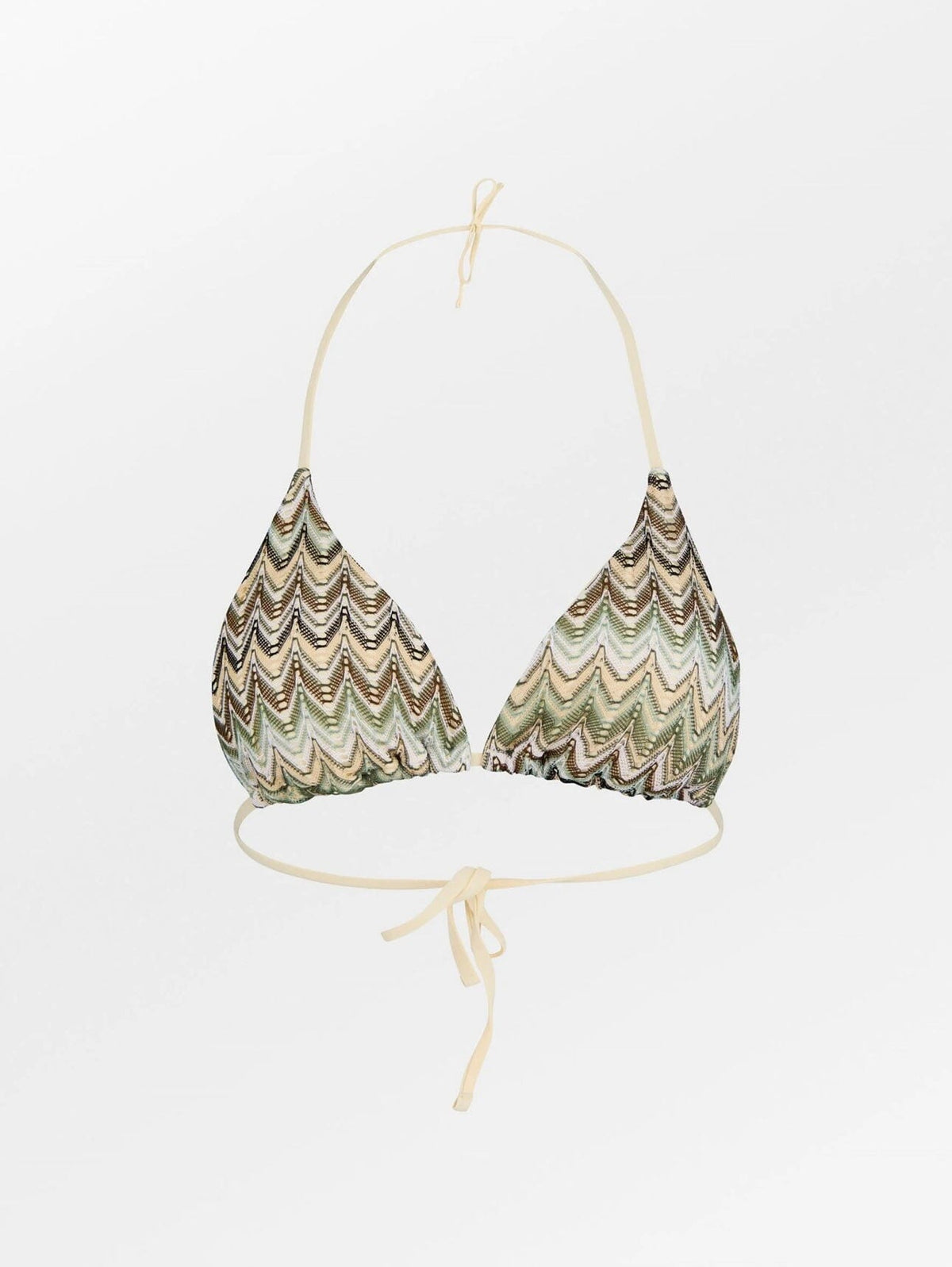 Beck Söndergaard Amber Bel Bikini Top Beetle Green Badetøy
