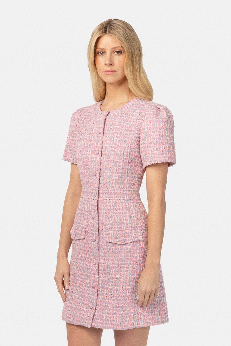 Love Lolina Stassie Mini Dress Pink Kjole