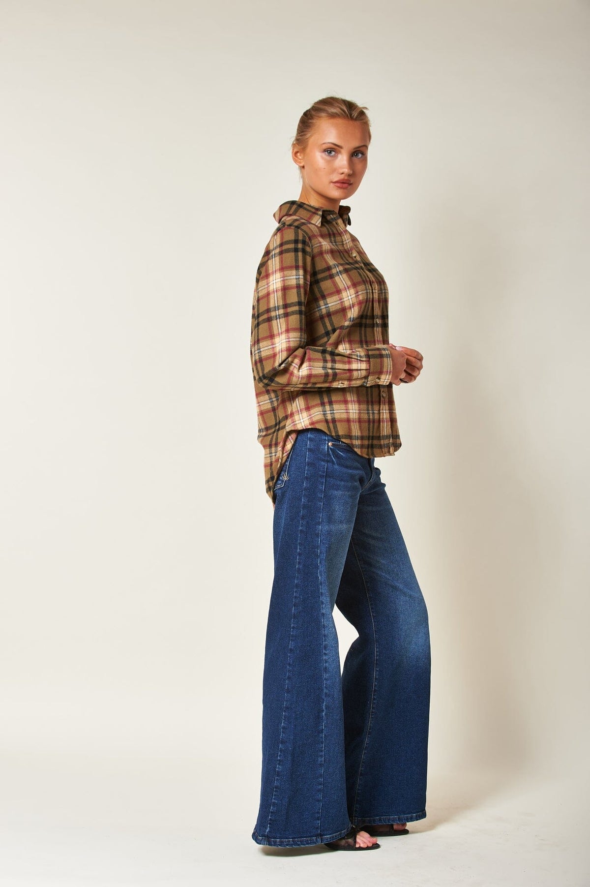 ArnieSays: Arc Classic Tartan Khaki/Beige Combo Skjorte