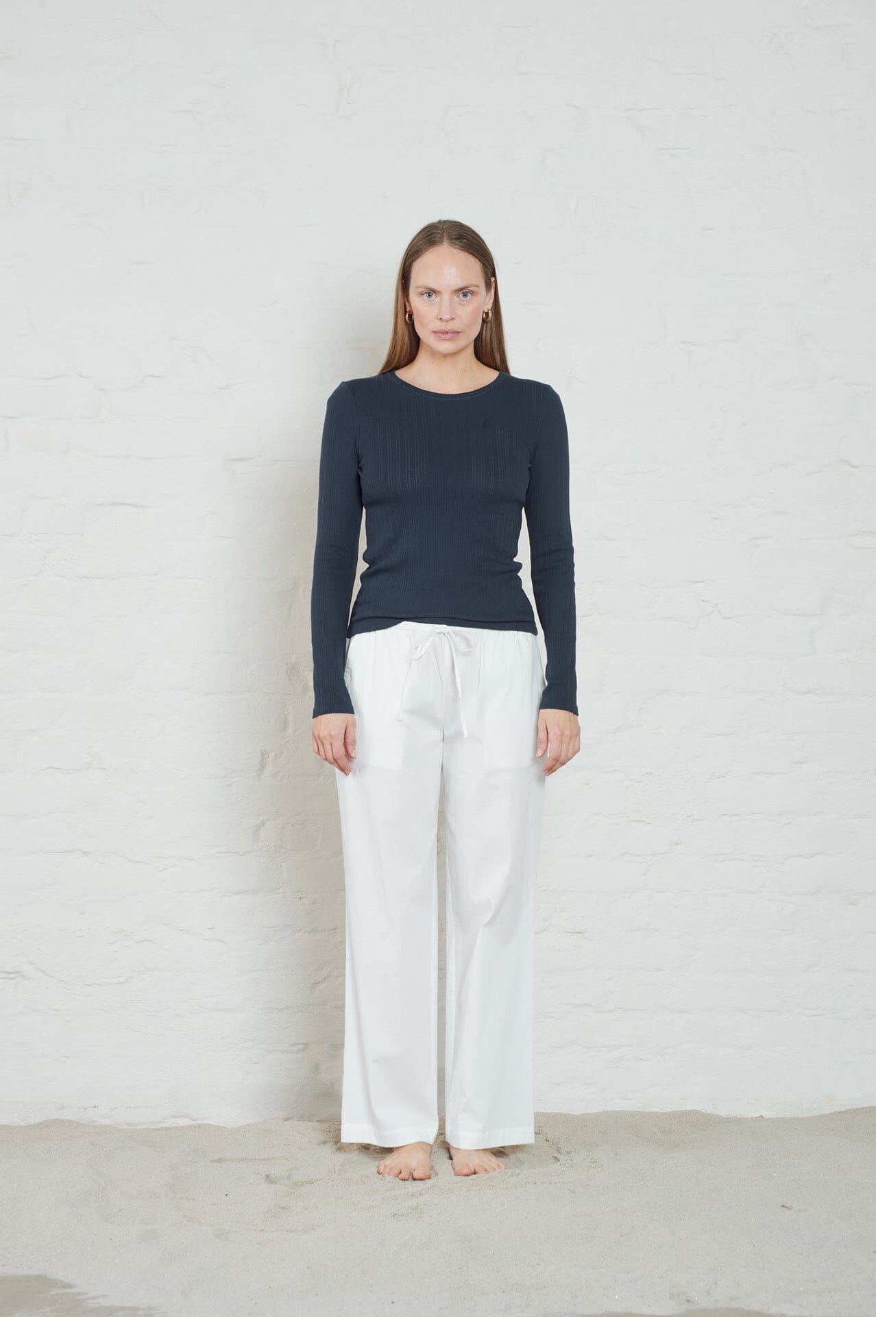 ArnieSays: Bells Pointelle Dk Navy T-shirt